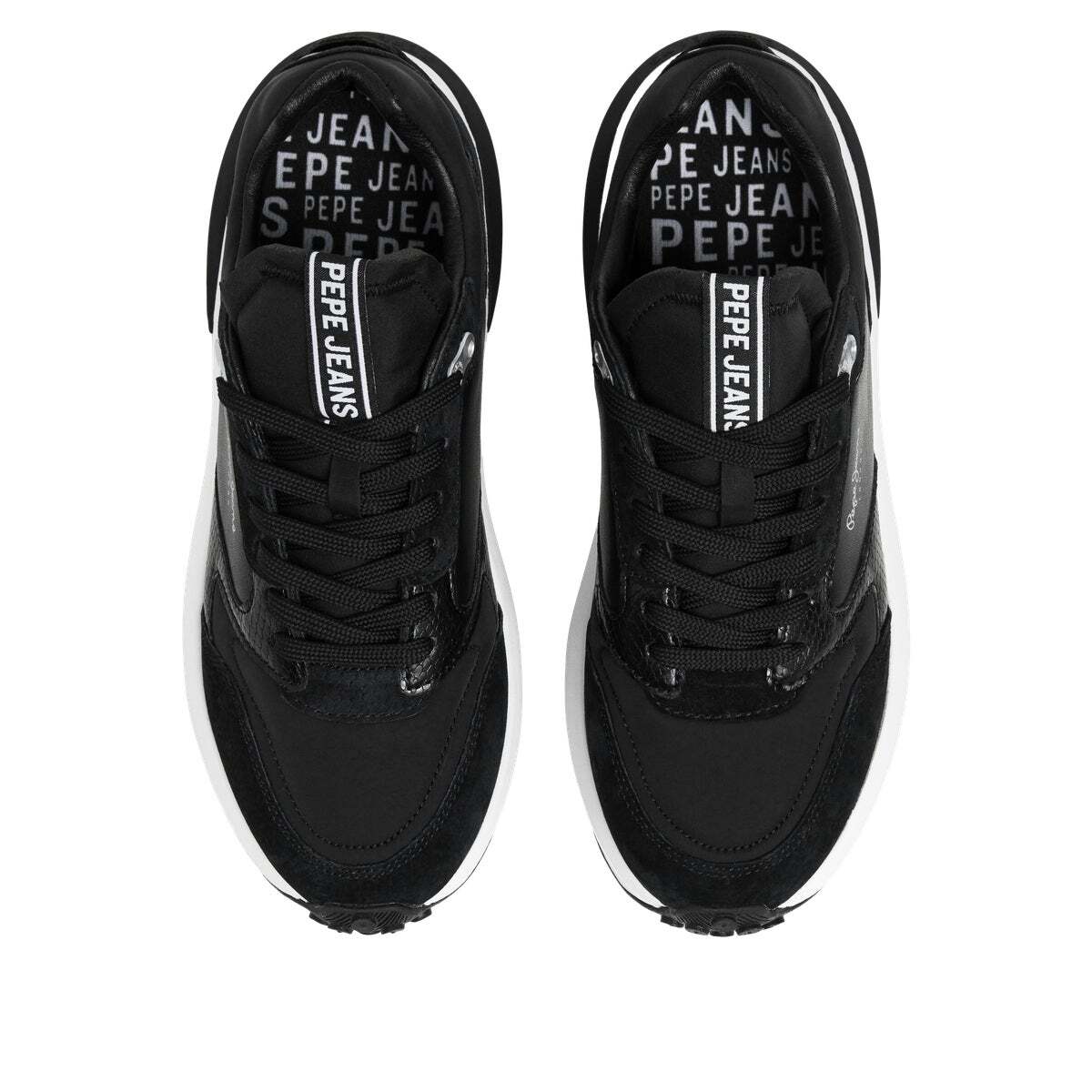 Winslow - Baskets Combinées noir, PEPE JEANS