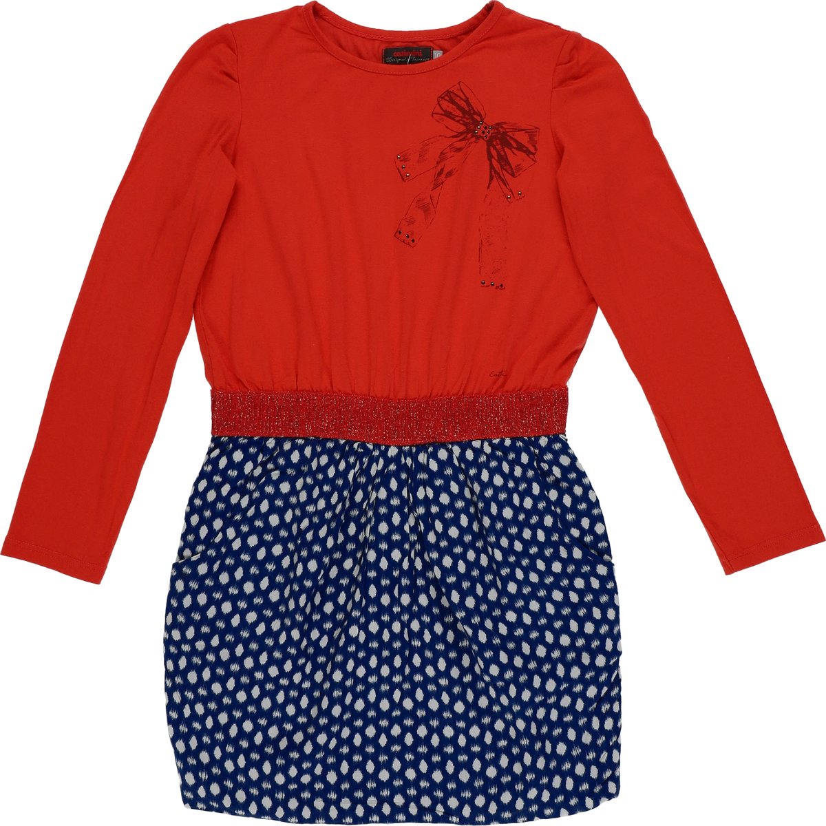 Robe - Très bon état bleu;rouge, CATIMINI