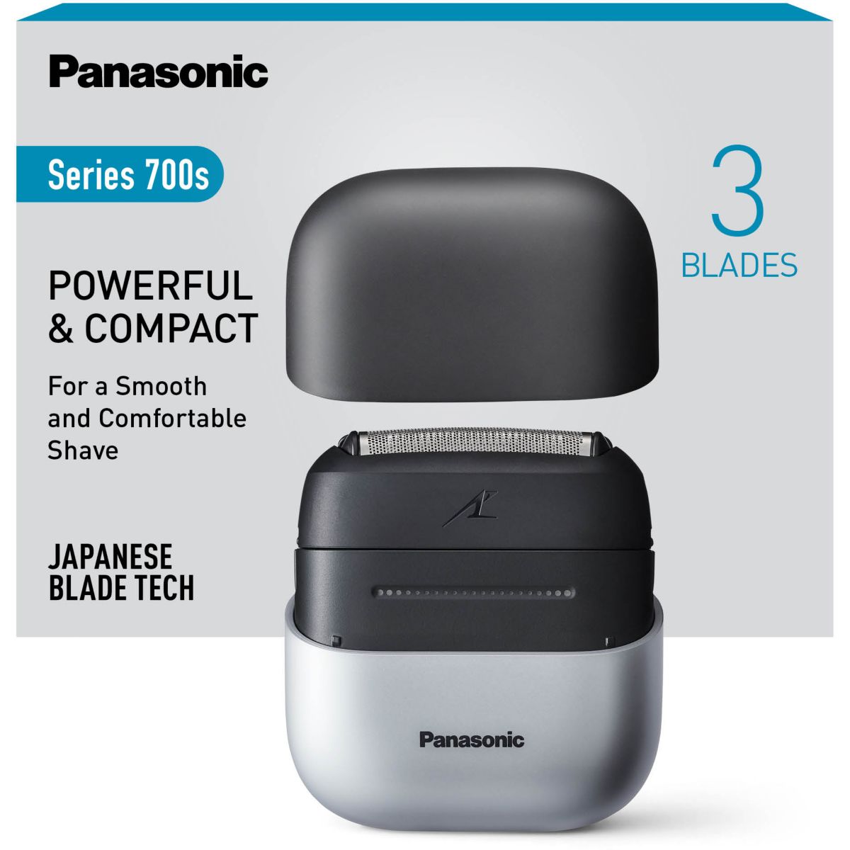 Rasoir électrique ES-CM3BKS503 3 lames couleur unique, PANASONIC
