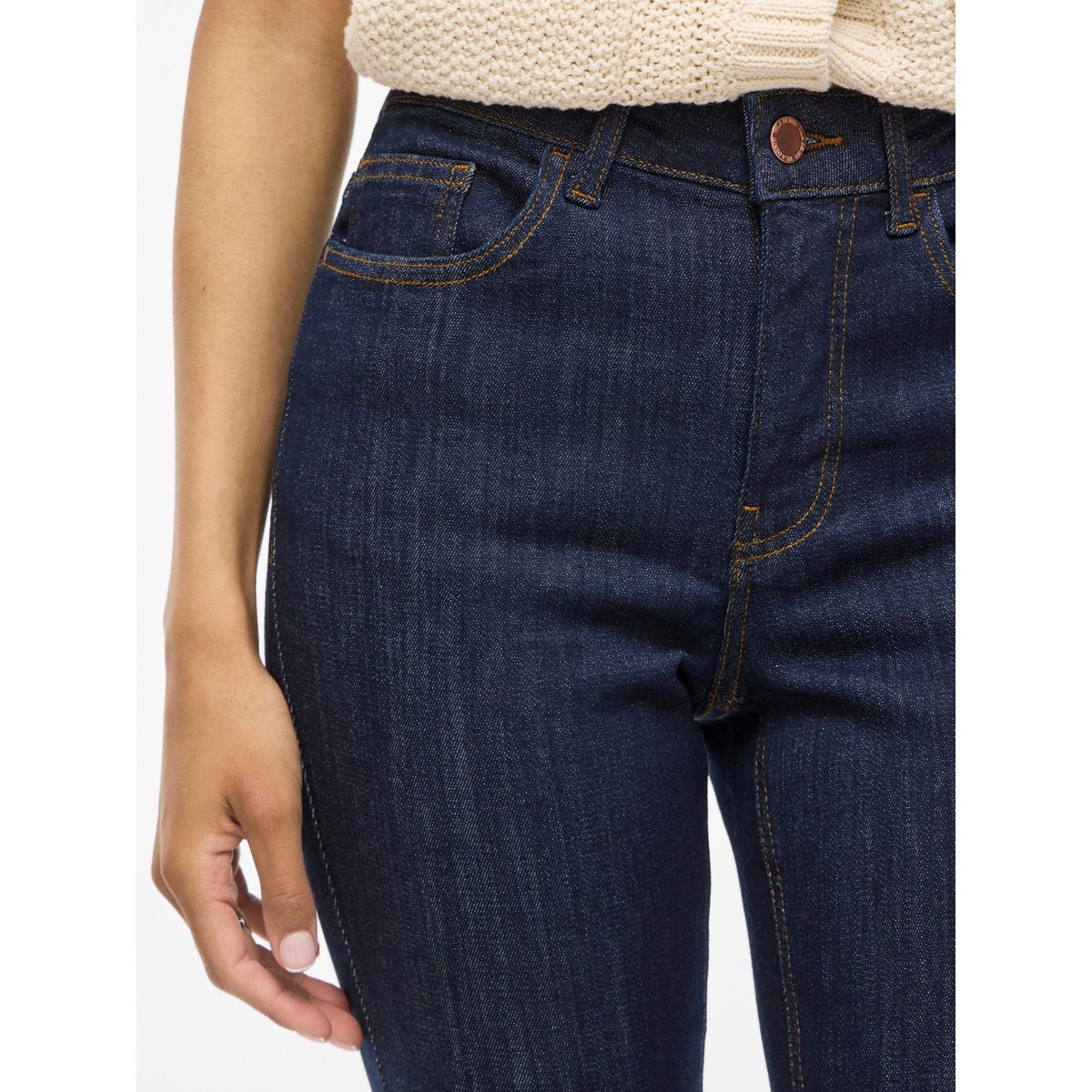 Jean Skinny dark blue denim, VILA