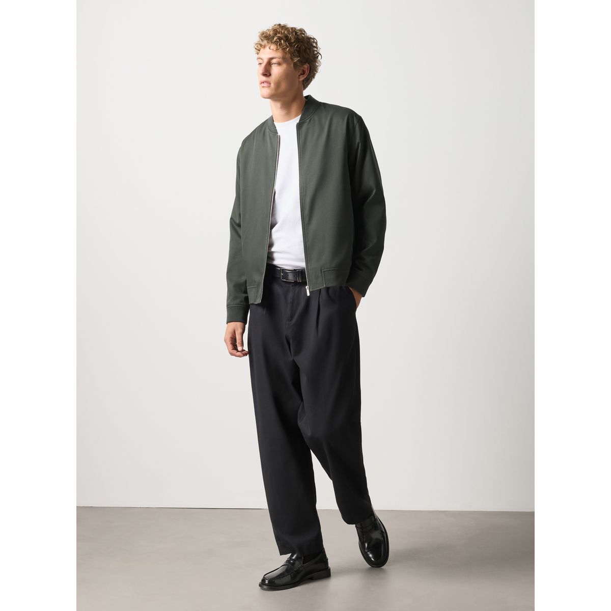 Blouson bomber élégant vert, NEXT