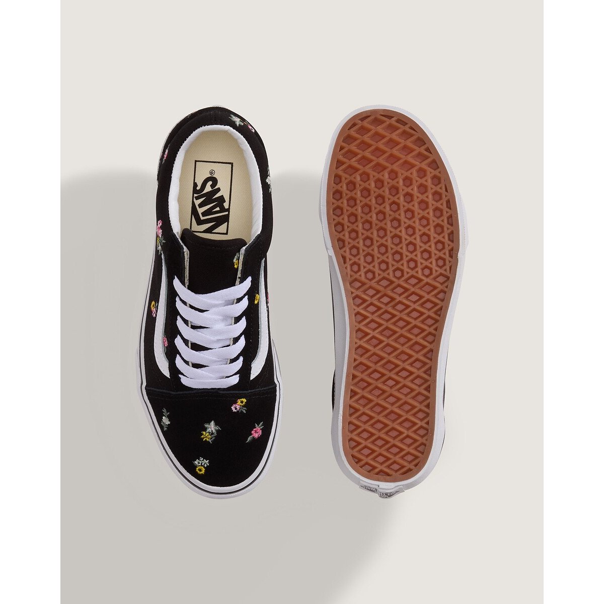 Baskets basses, Old Skool noir imprimé, VANS