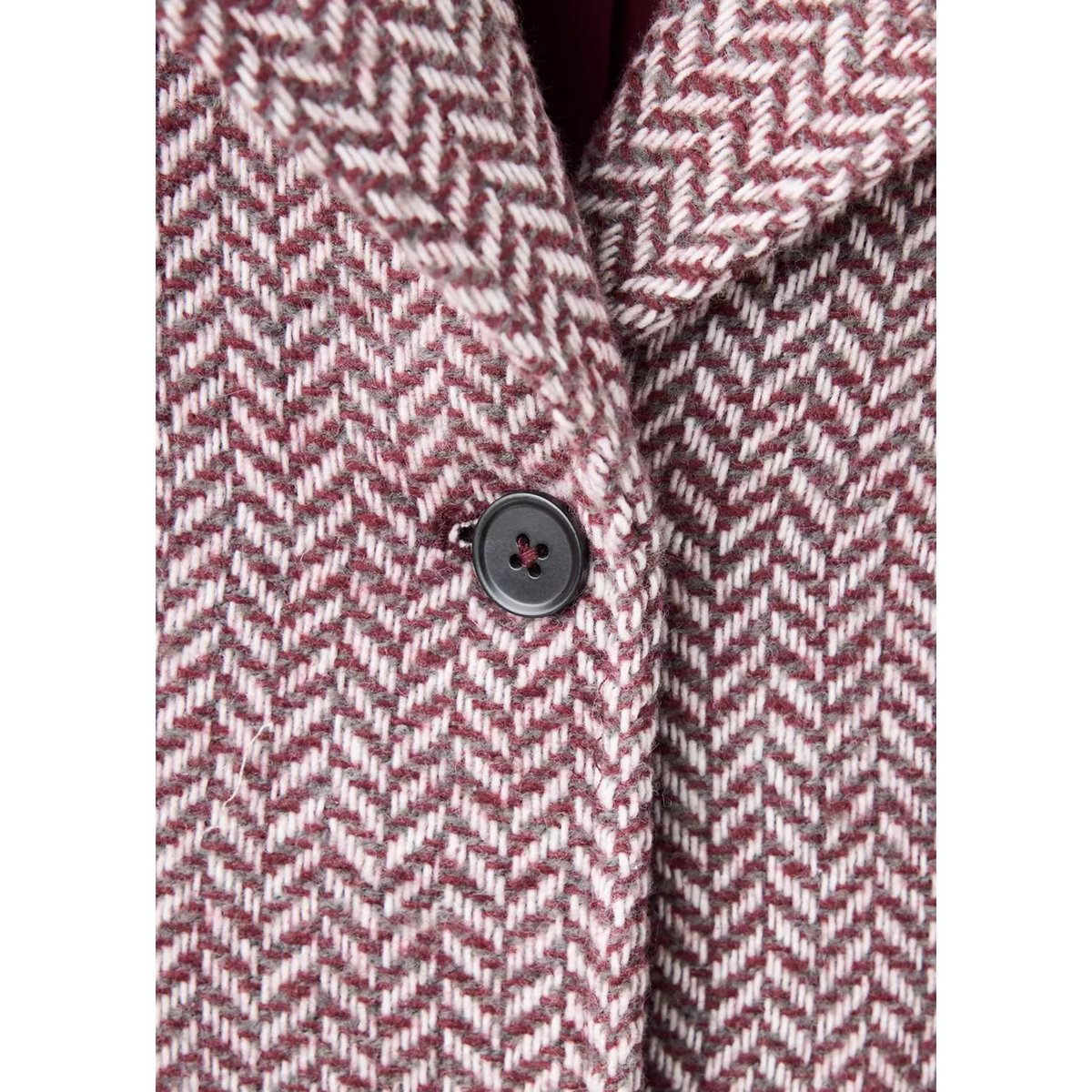 Manteau en drap de laine tressé rose, MANGO KIDS