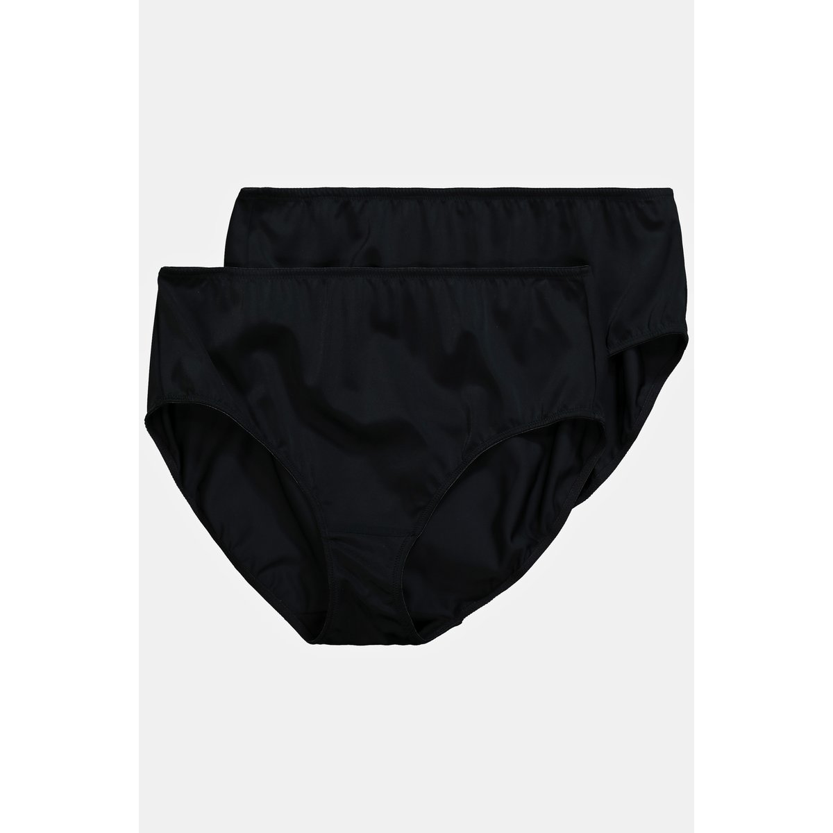 Culottes midi en microfibre, lot de 2 noir, ULLA POPKEN