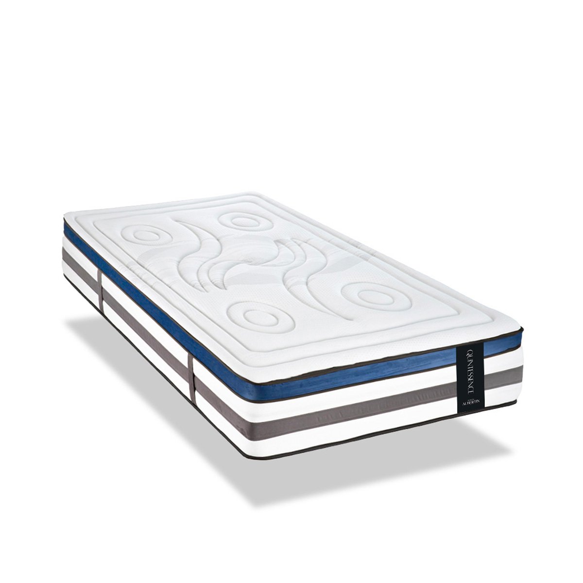 Matelas Mémoire de Forme - 30 cm - QUINTESSENCE blanc, MAISON AUBERTIN