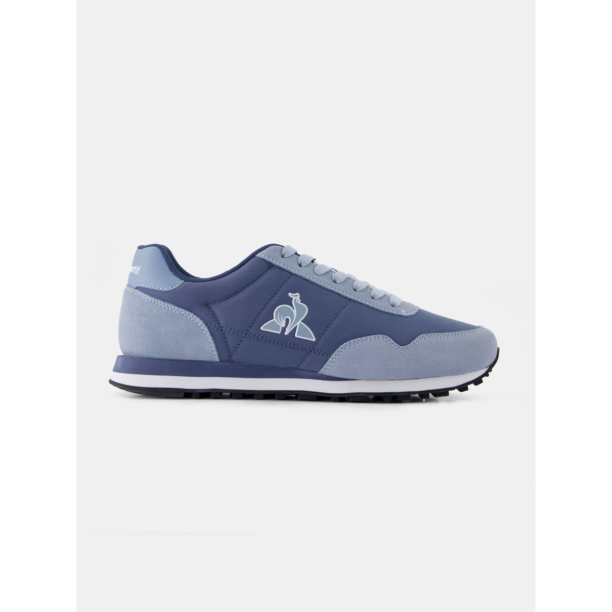 Sneakers rétro-running avec détails suede Astra berling sea/ashley blue, LE COQ SPORTIF
