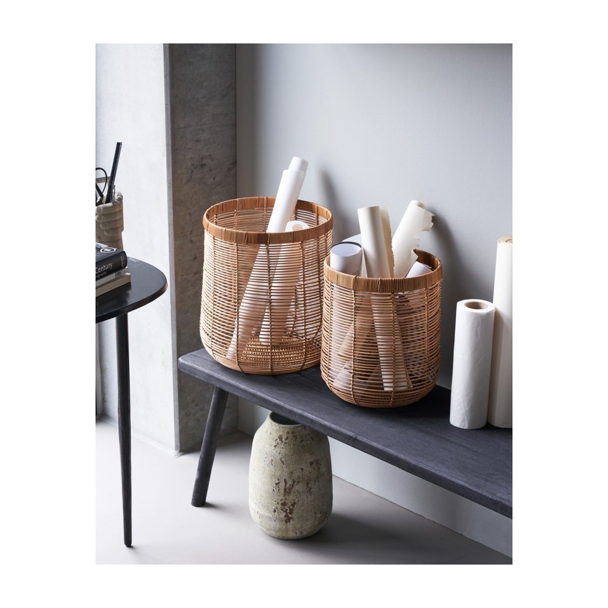 Panier Live lot de 2 naturel, HOUSE DOCTOR