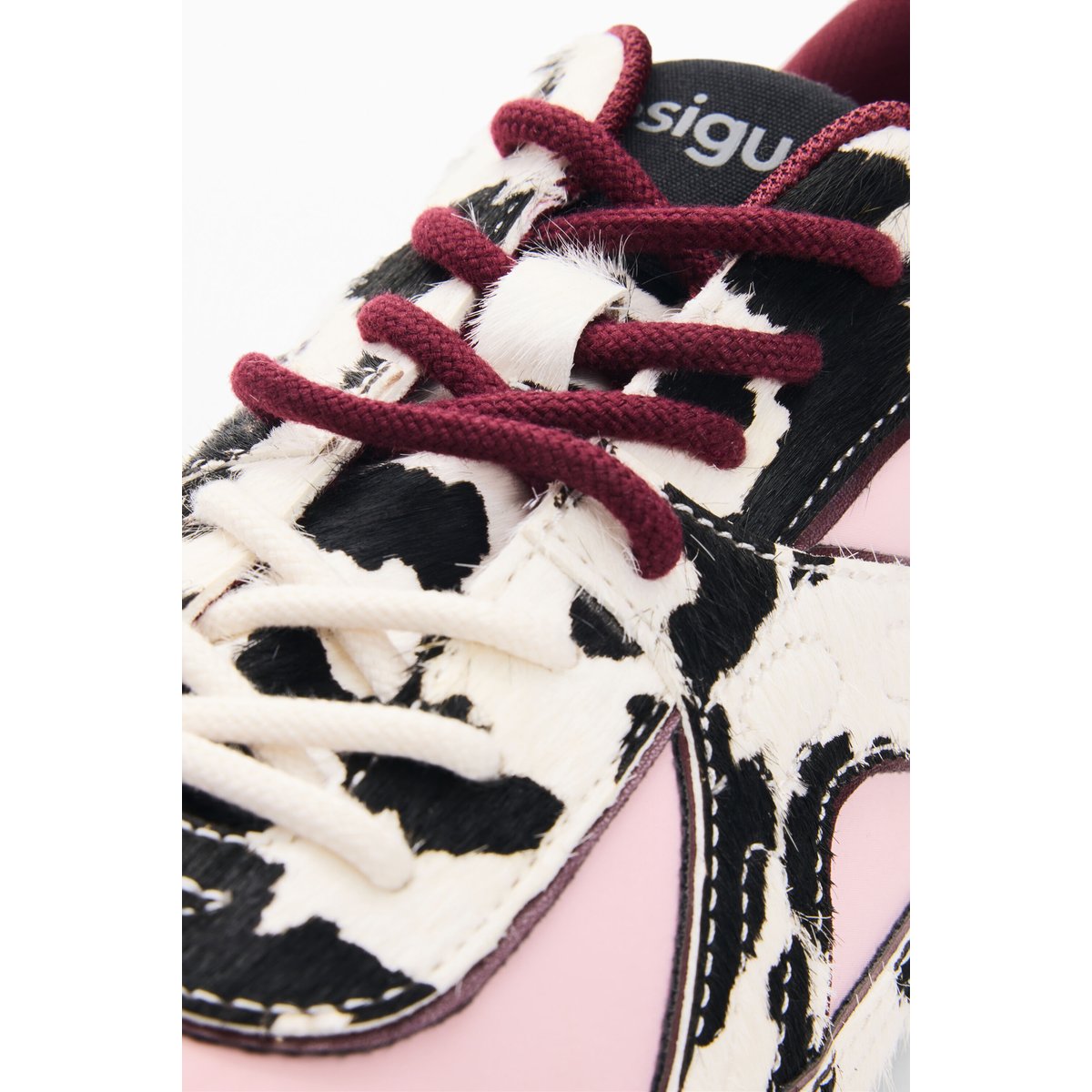 Baskets 100 % cuir multicolore, DESIGUAL