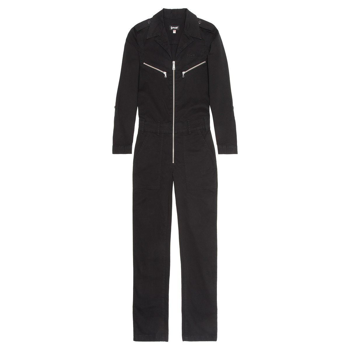 Combinaison slim souple et confortable noir, SCHOTT