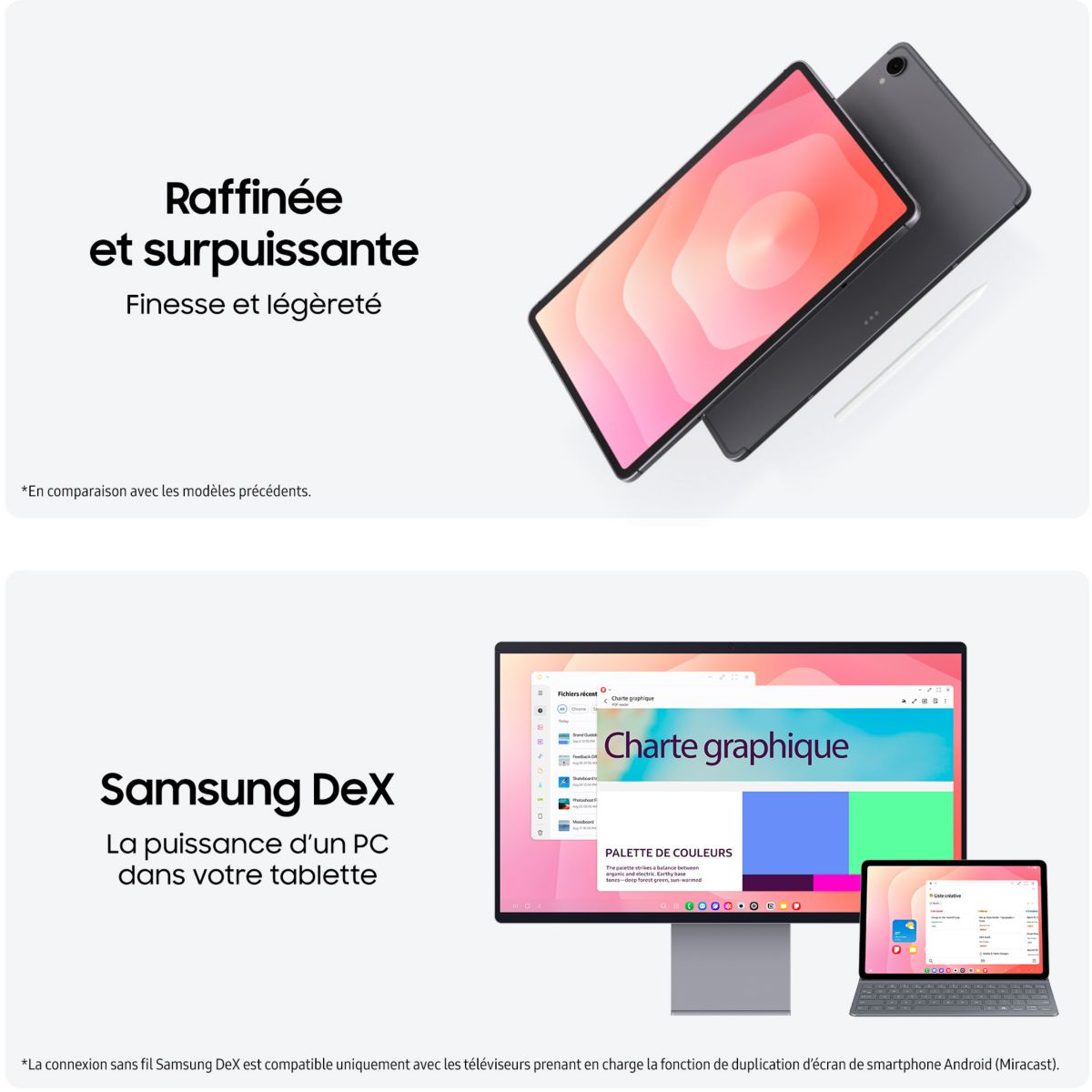 Tablette Android Galaxy Tab S11 Wifi 256Go Gris avec Galaxy IA gris, SAMSUNG