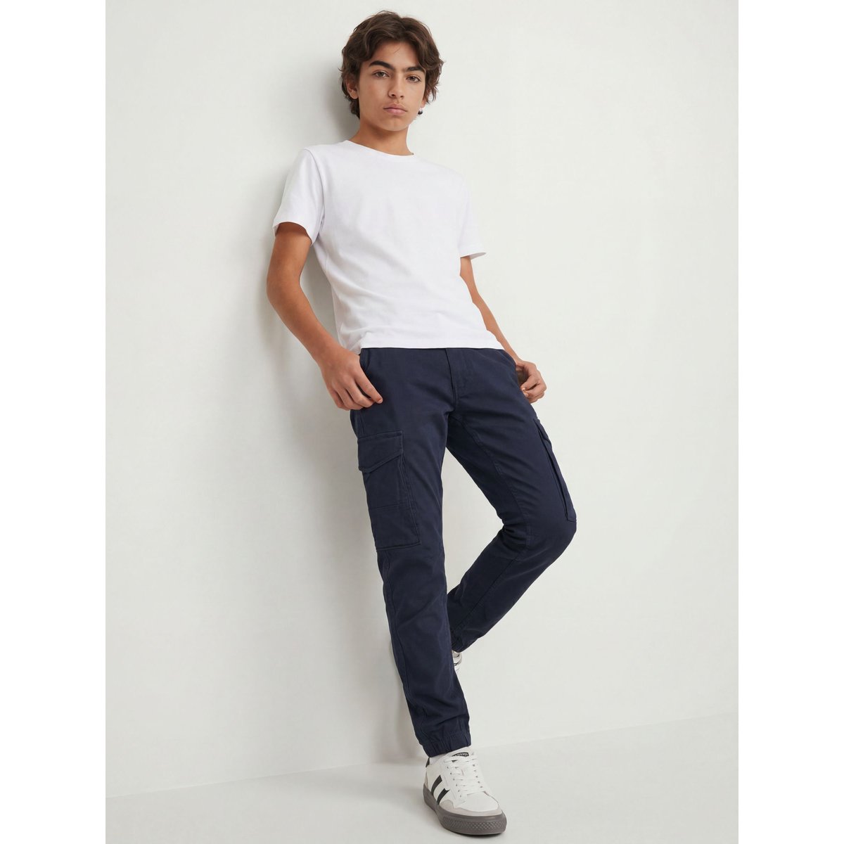 Pantalon Cargo navy blazer 1, JACK & JONES JUNIOR