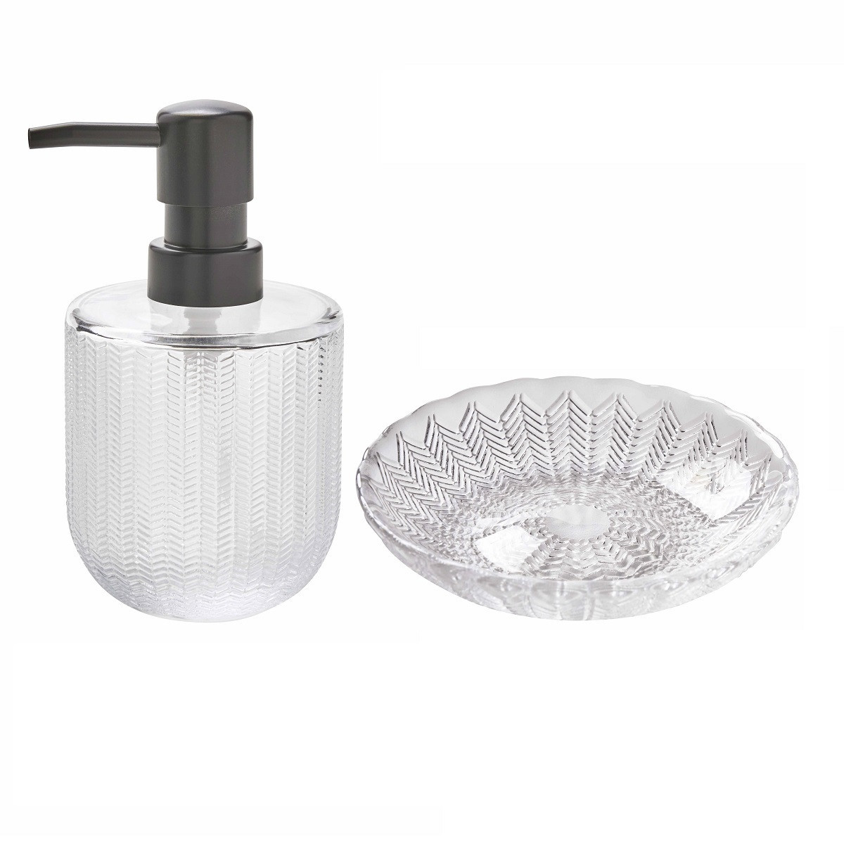 Distributeur de savon en verre ELLA transparent, GUY LEVASSEUR