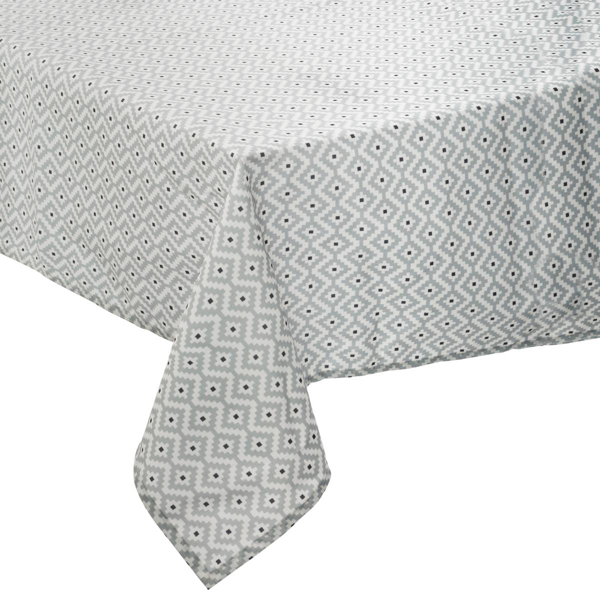 Nappe rectangulaire anti-tâche ETNIK gris, ATMOSPHERA