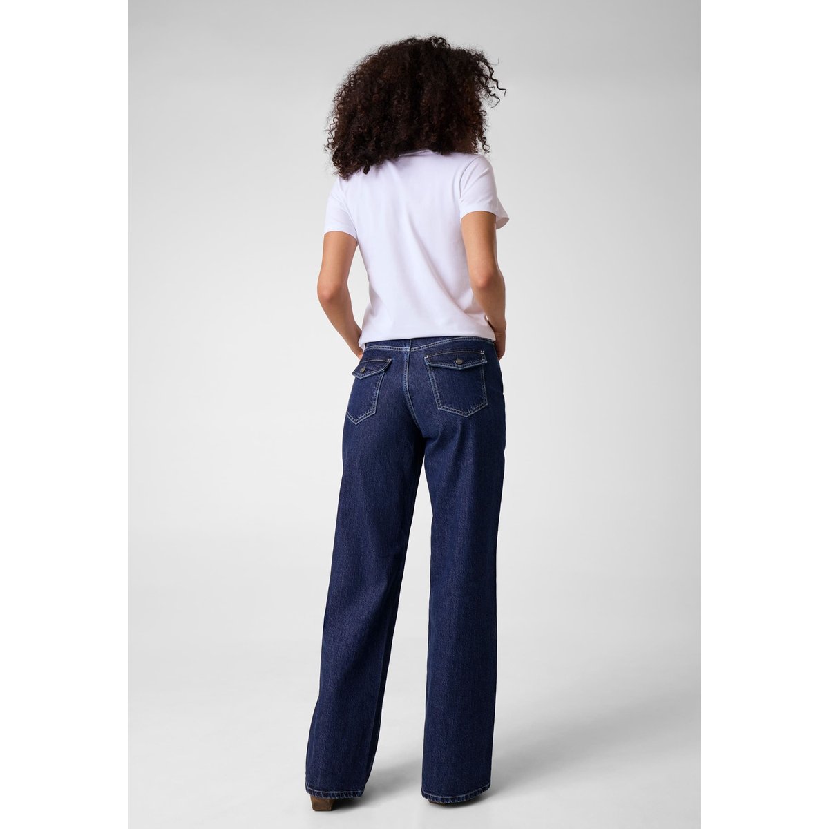 G11 Jeans Wide-Leg bleu foncé, GUESS JEANS
