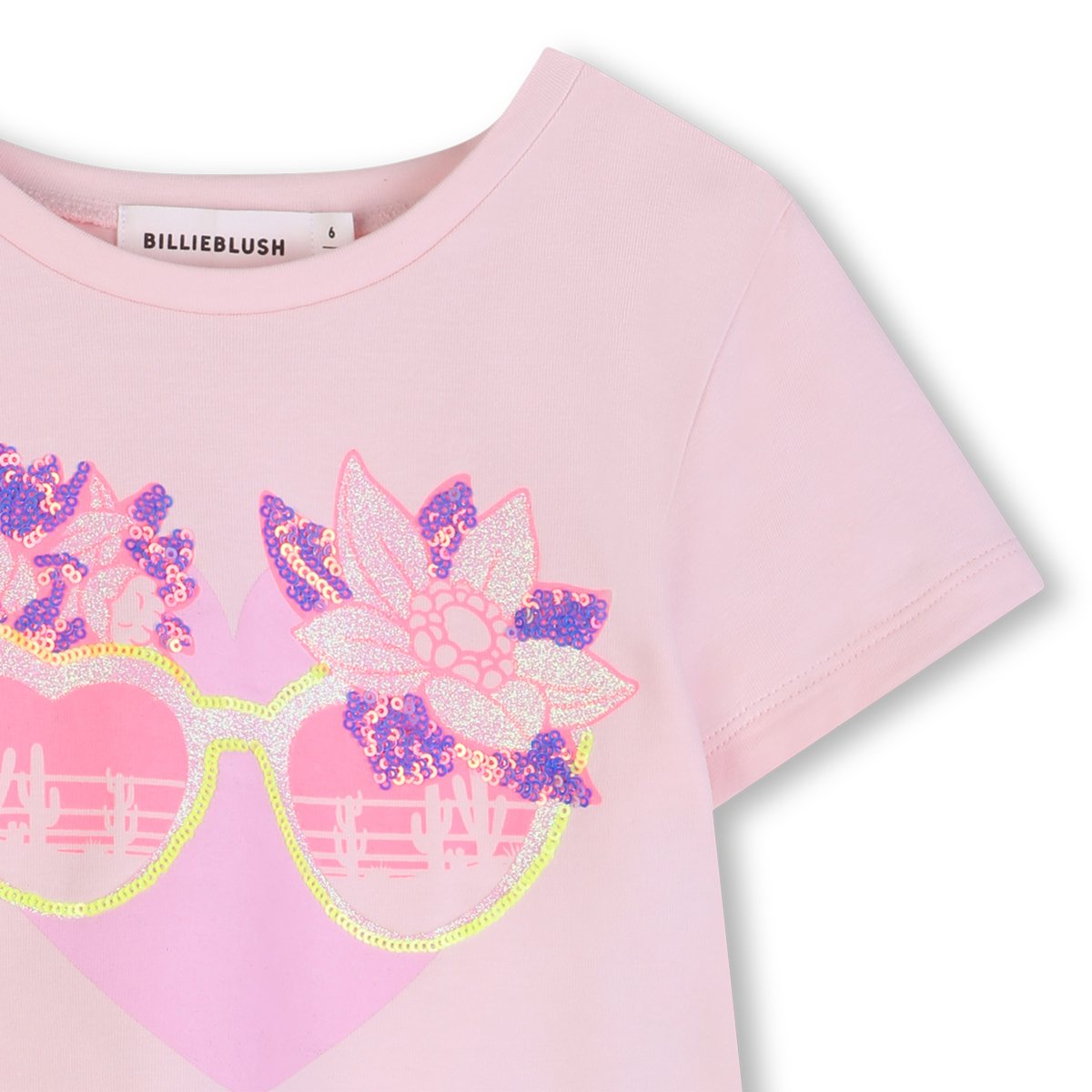T-shirt à manches courtes baby pink, BILLIEBLUSH