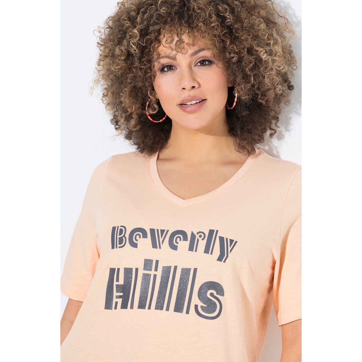 T-shirt abricot, ULLA POPKEN