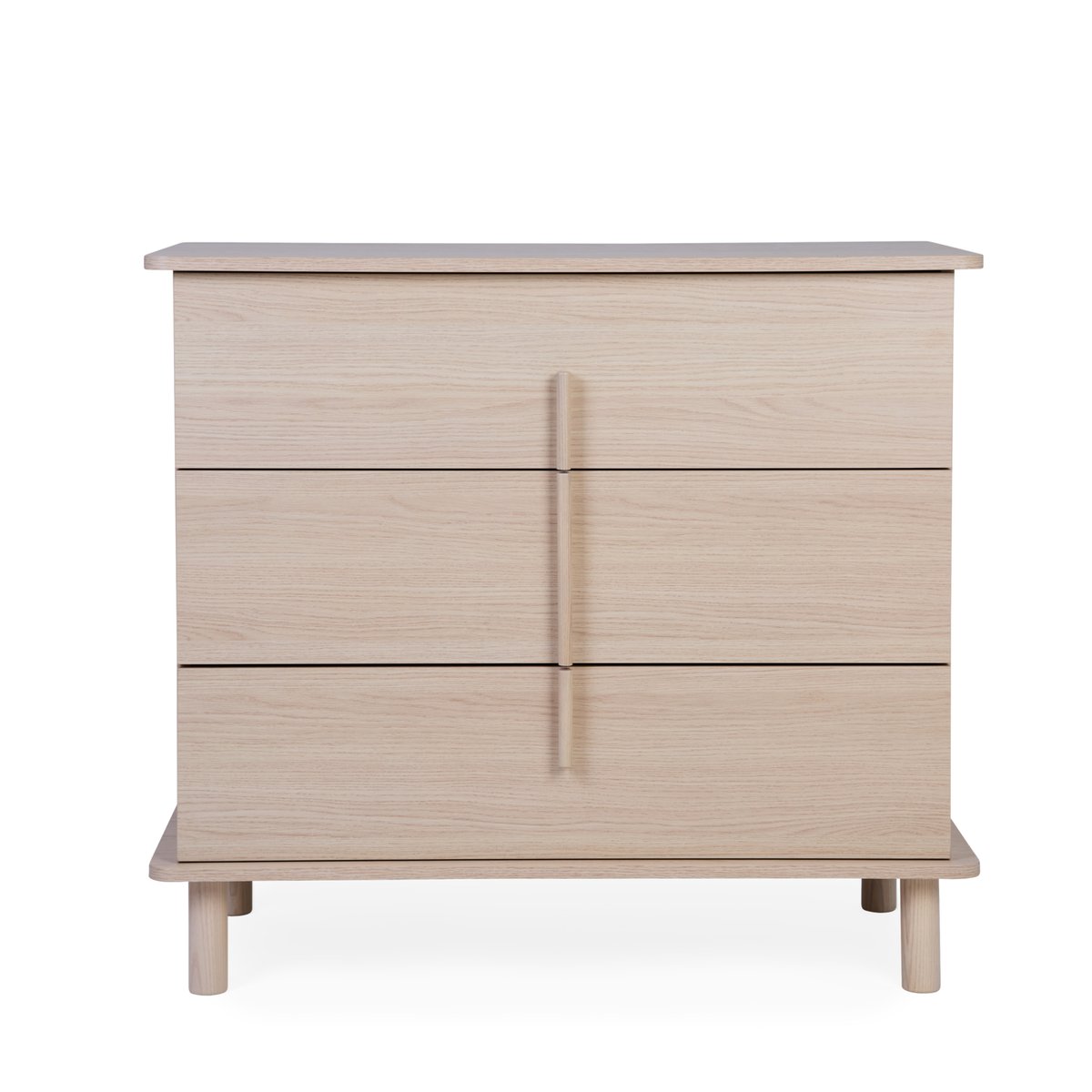 Commode à langer 3 tiroirs naturel, CHILDHOME