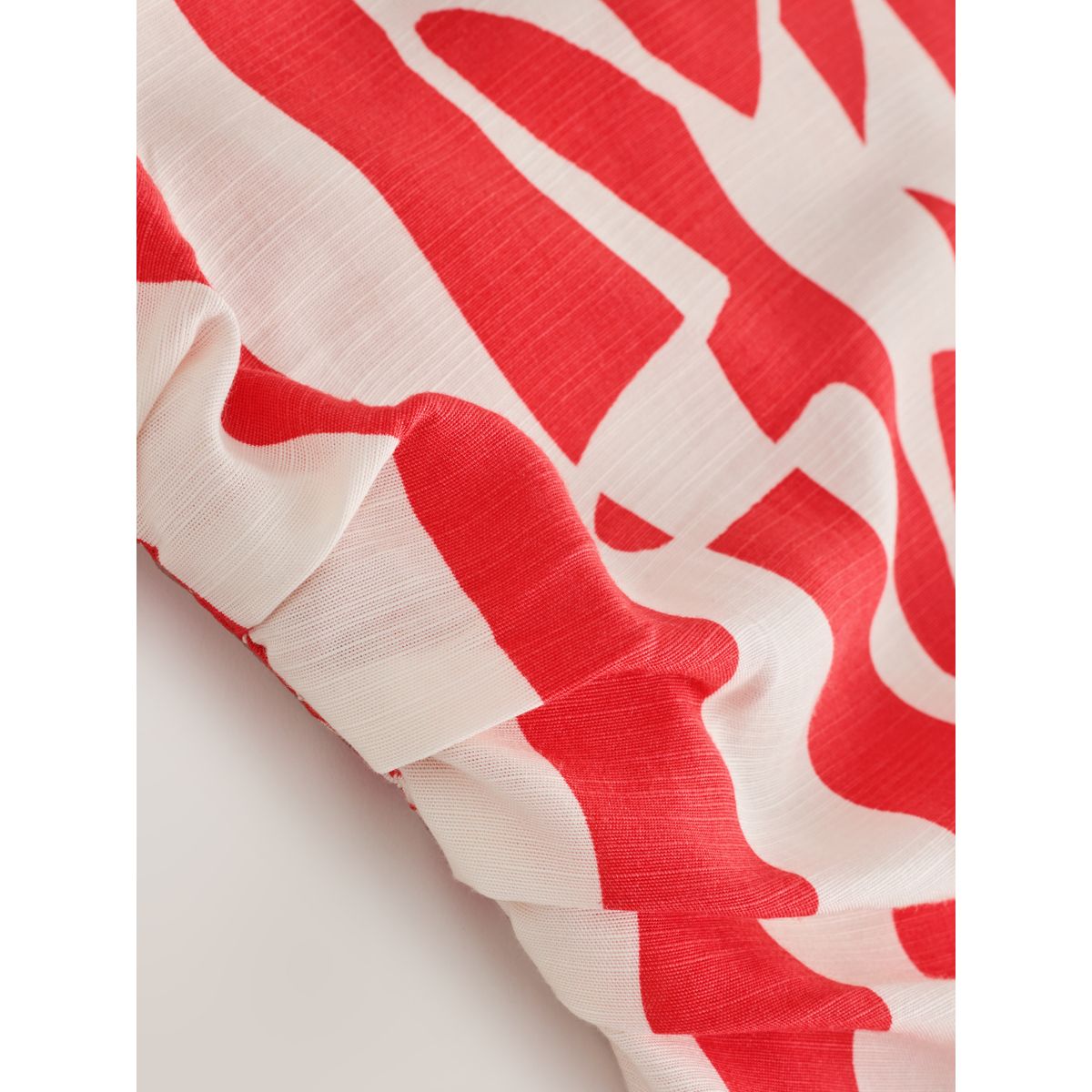 Haut bandeau long imprimé à rayures rouges et blanches, NEXT