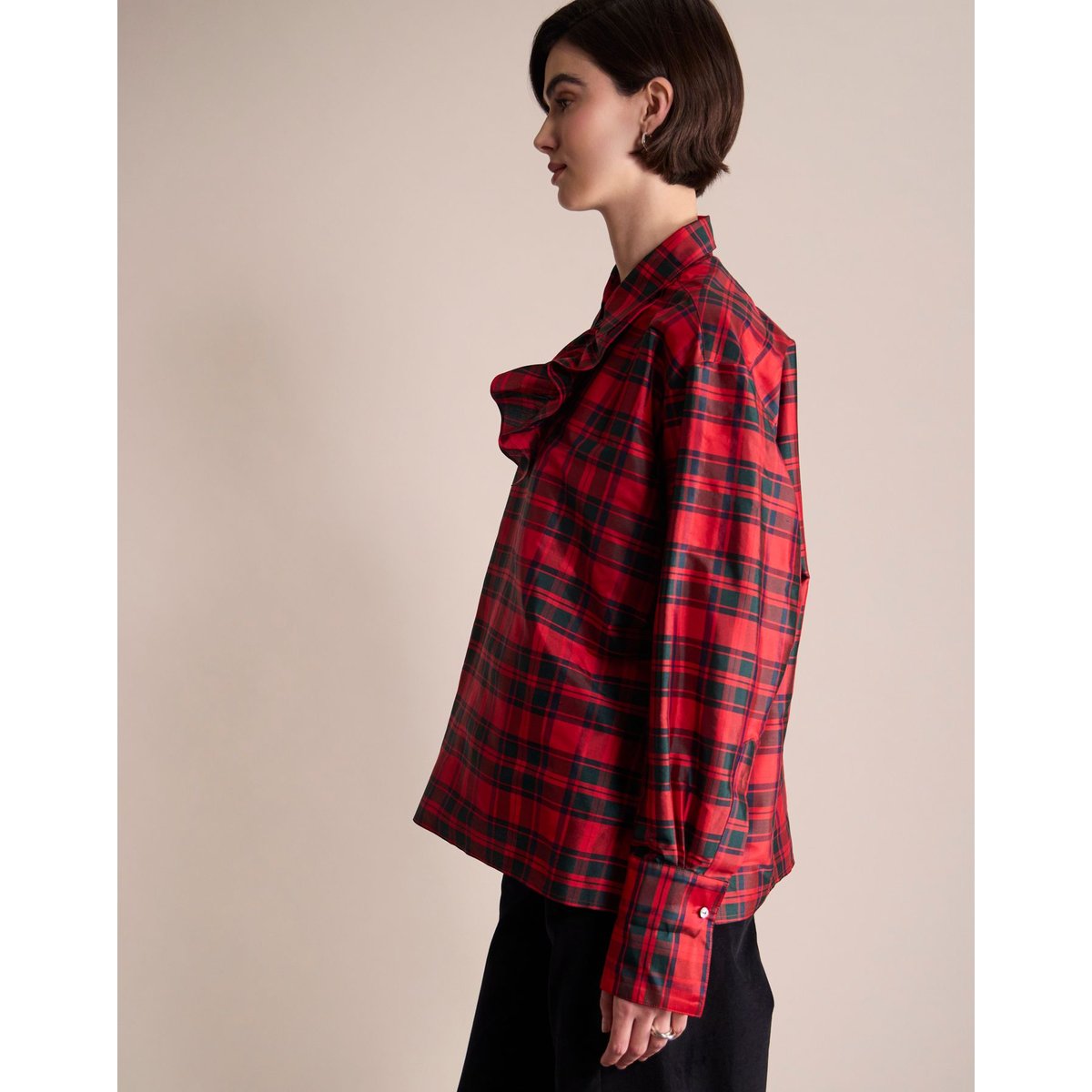 Chemise Ortiz rouge, INES DE LA FRESSANGE PARIS