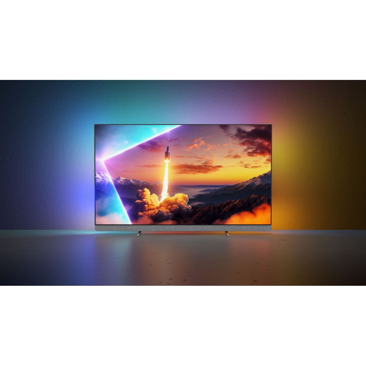 TV OLED 55OLED910 Ambilight 2025 (139cm) métal, PHILIPS