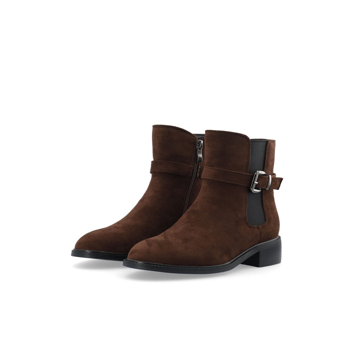 Bottines Chelsea dark brown, BIANCO