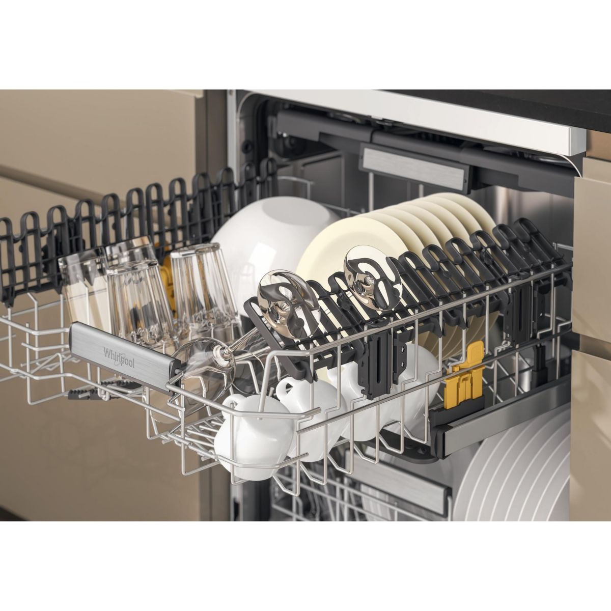 Lave vaisselle 60 cm W7FHS41 MaxiSpace couleur unique, WHIRLPOOL