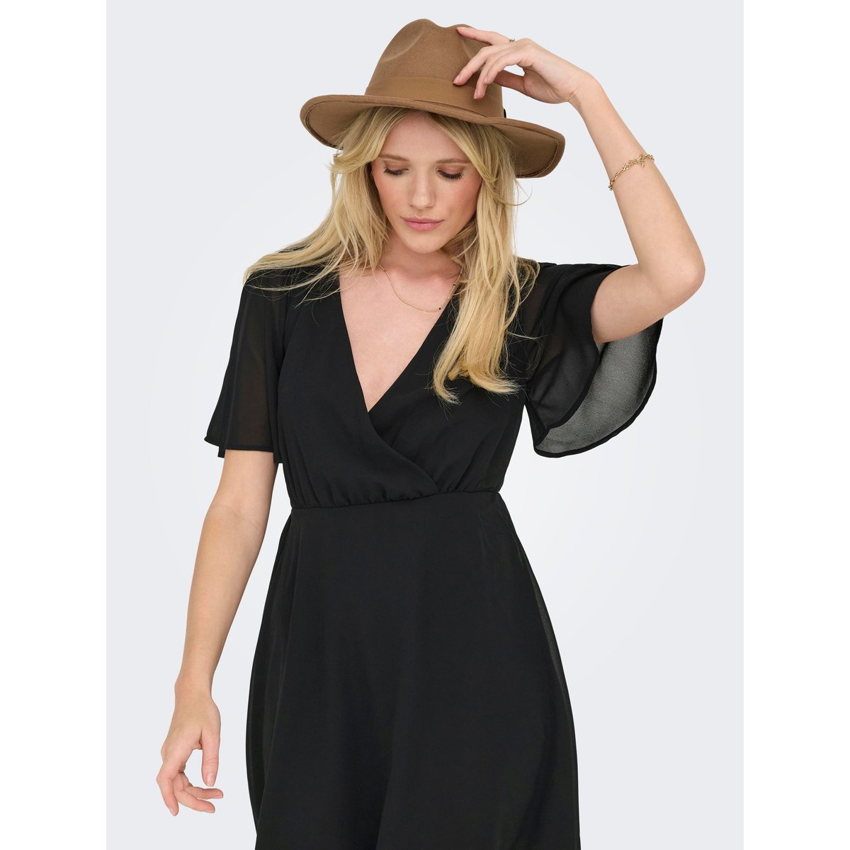 Robe noire - black, ONLY