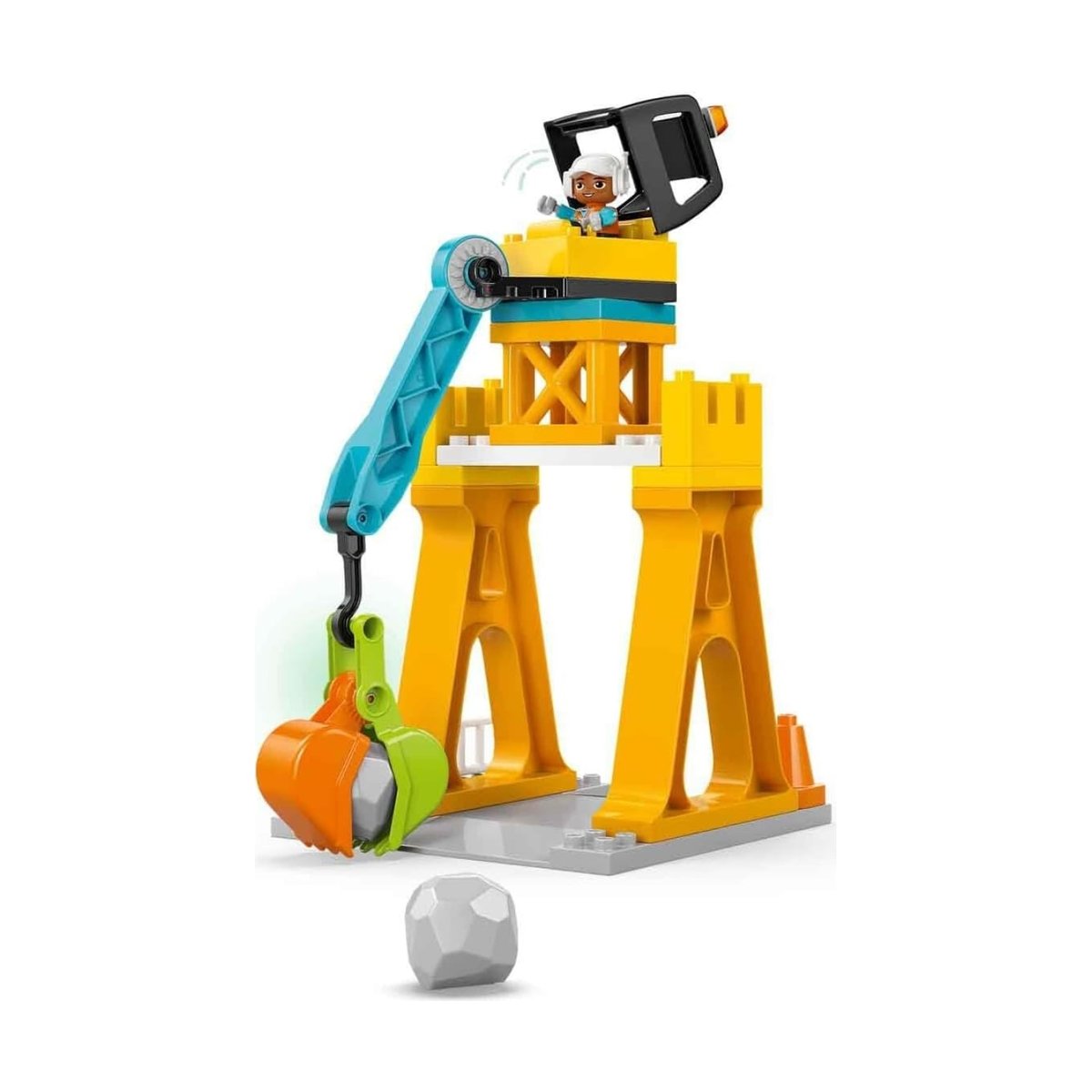 Duplo Le chantier et les véhicules de construction 3-en-1 multicolore, LEGO