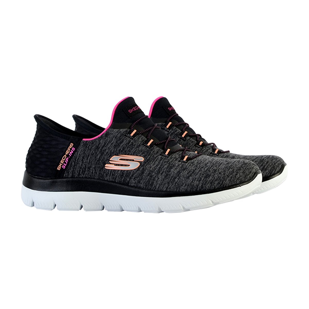 Basket Basse à Lacets Summits Dazzling Haze noir multi, SKECHERS