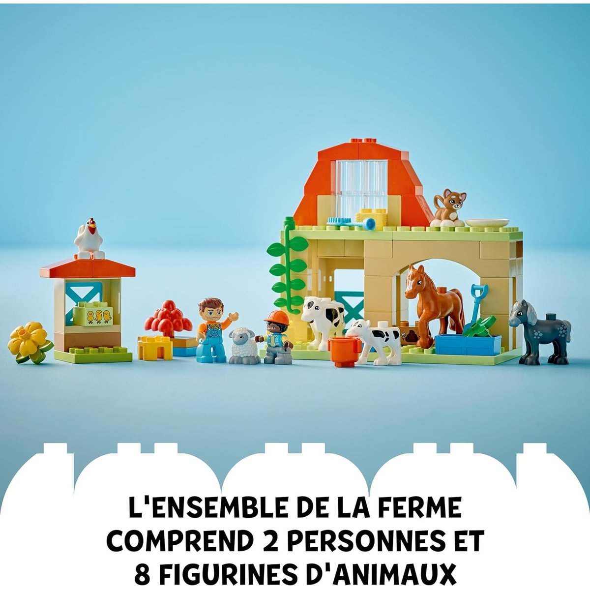 LEGO DUPLO - Prendre soin des animaux de la ferme - 10416 multicolore, LEGO