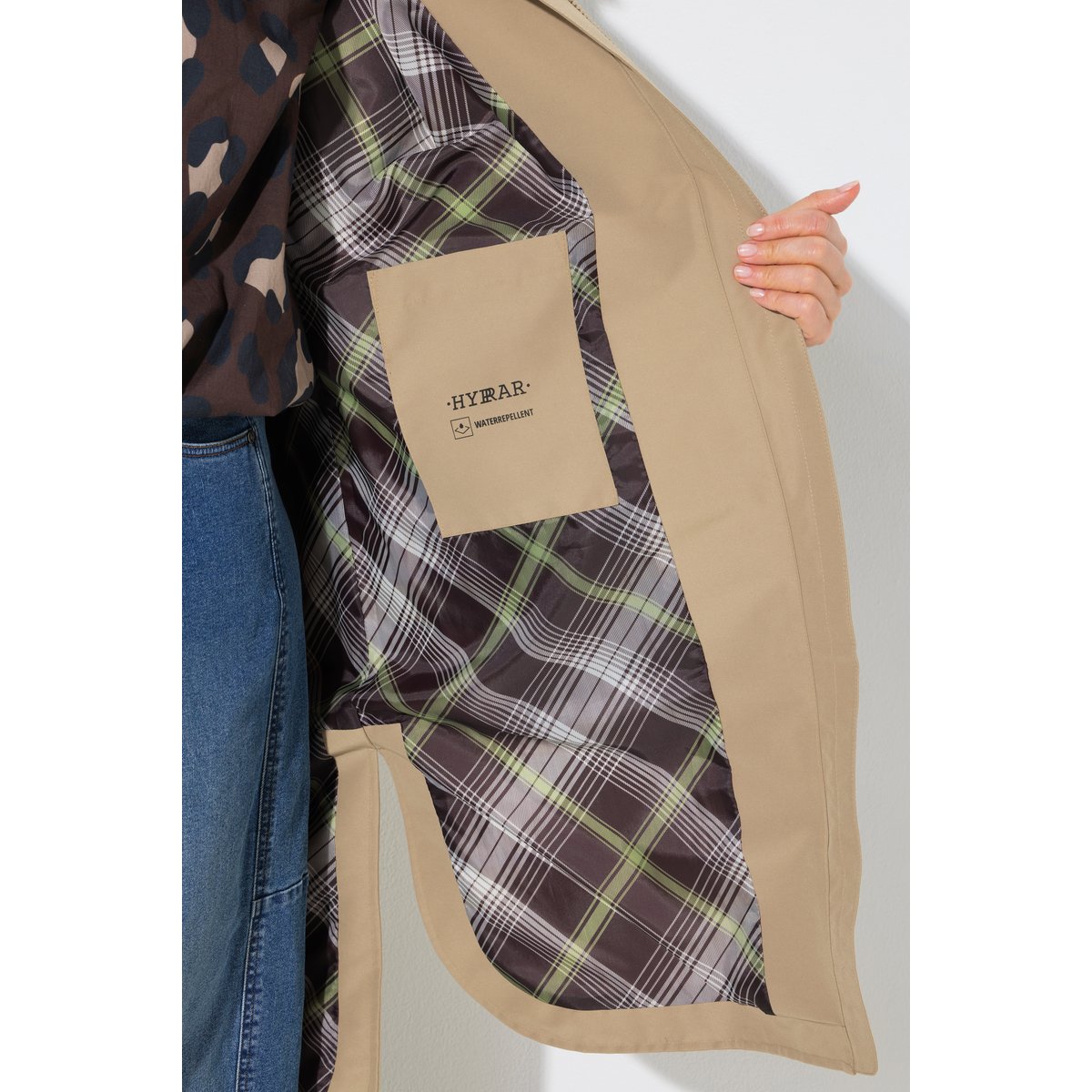 Manteau oversize, col chemise grès, ULLA POPKEN