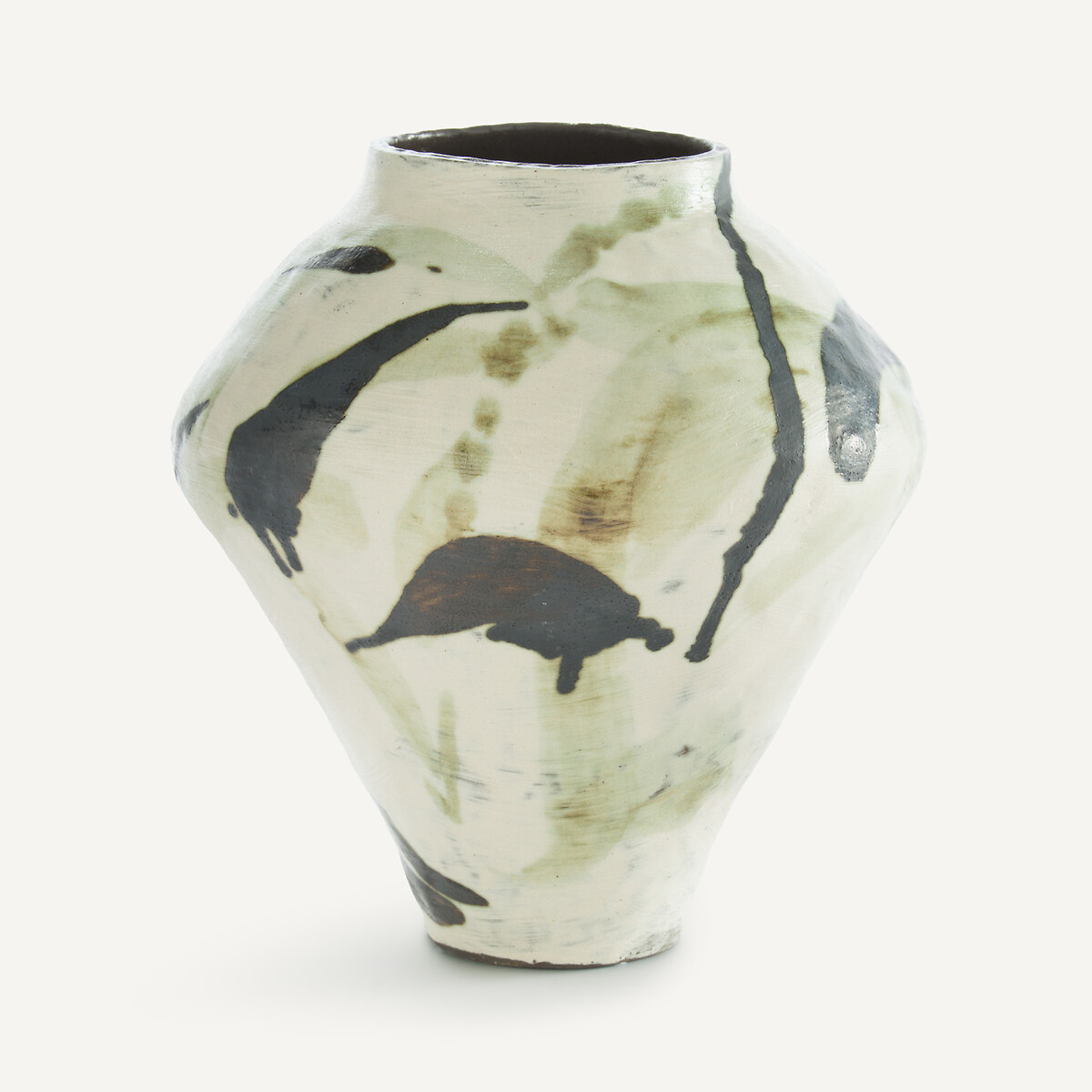 Vase en céramique tachetée, Artelo craie, AM.PM