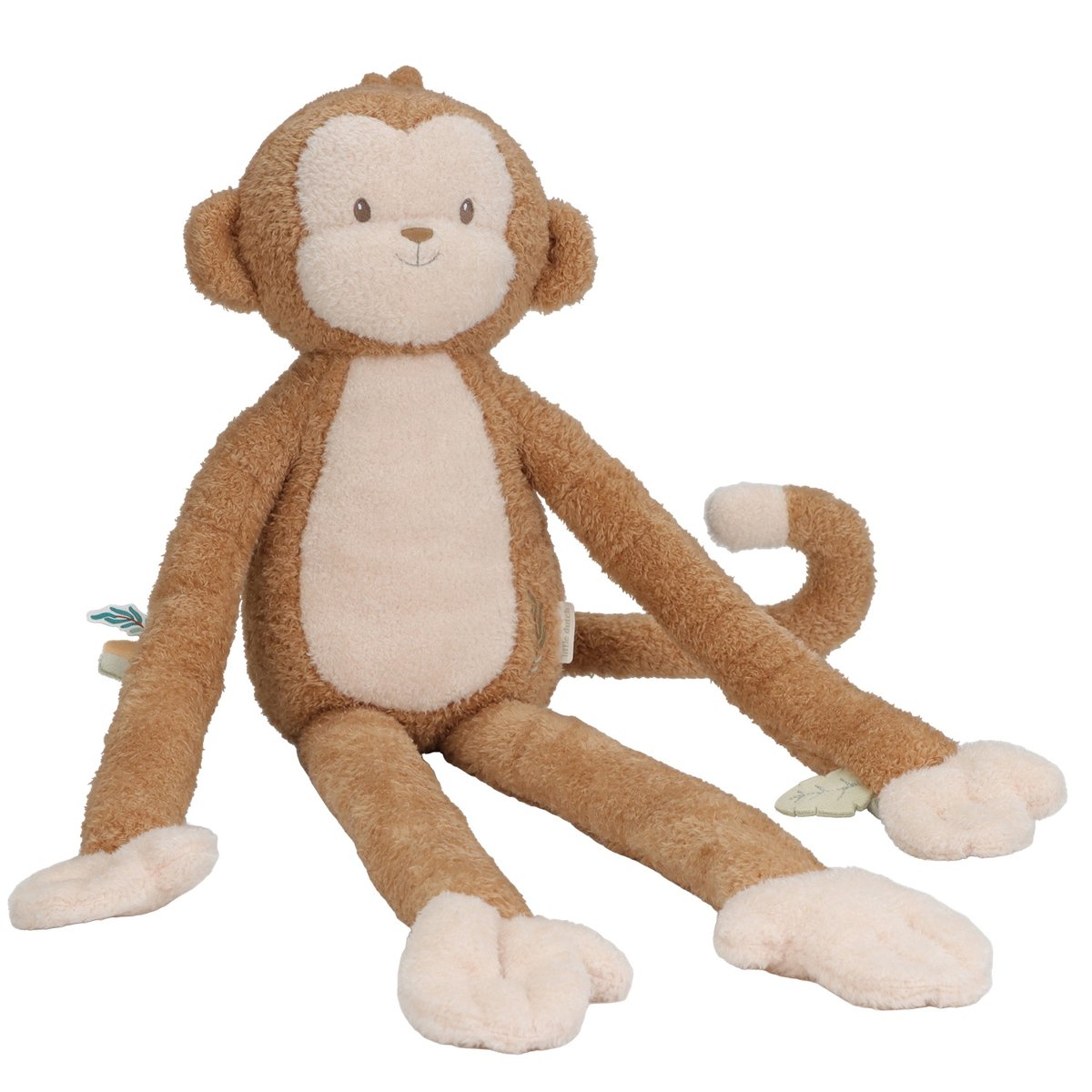 Peluche géante beige, marron, LITTLE DUTCH