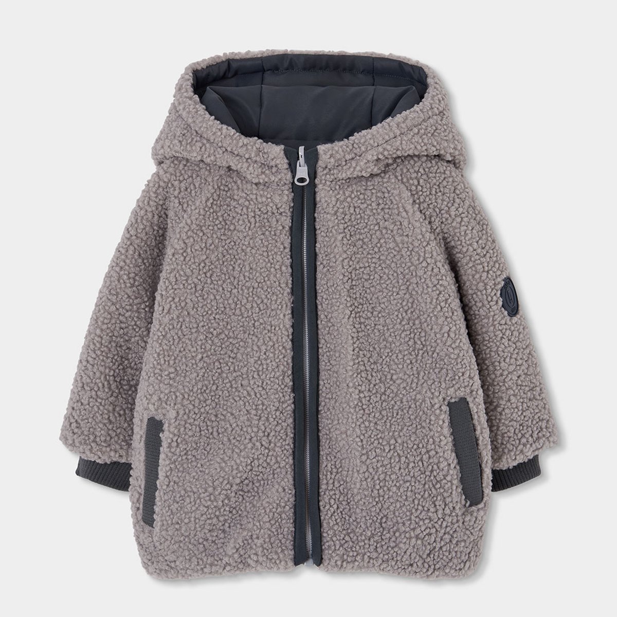 Parka garçon tissu technique réversible imprimé camo multicolore, BOBOLI