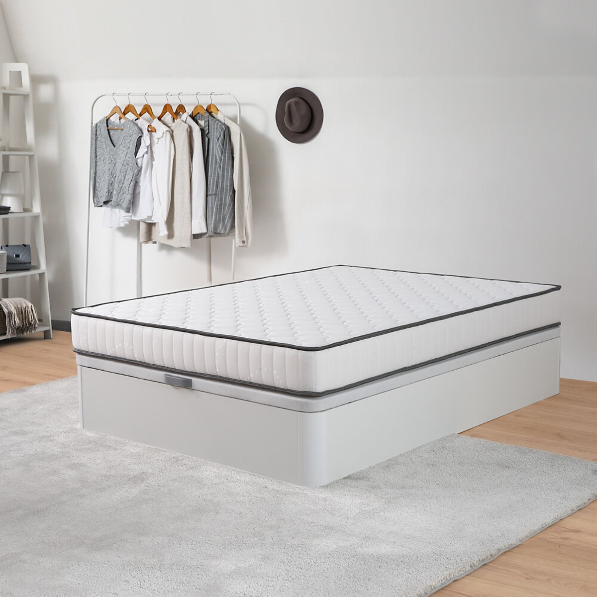 Colchão Ergosoft Core, Lourini® branco, LOURINI