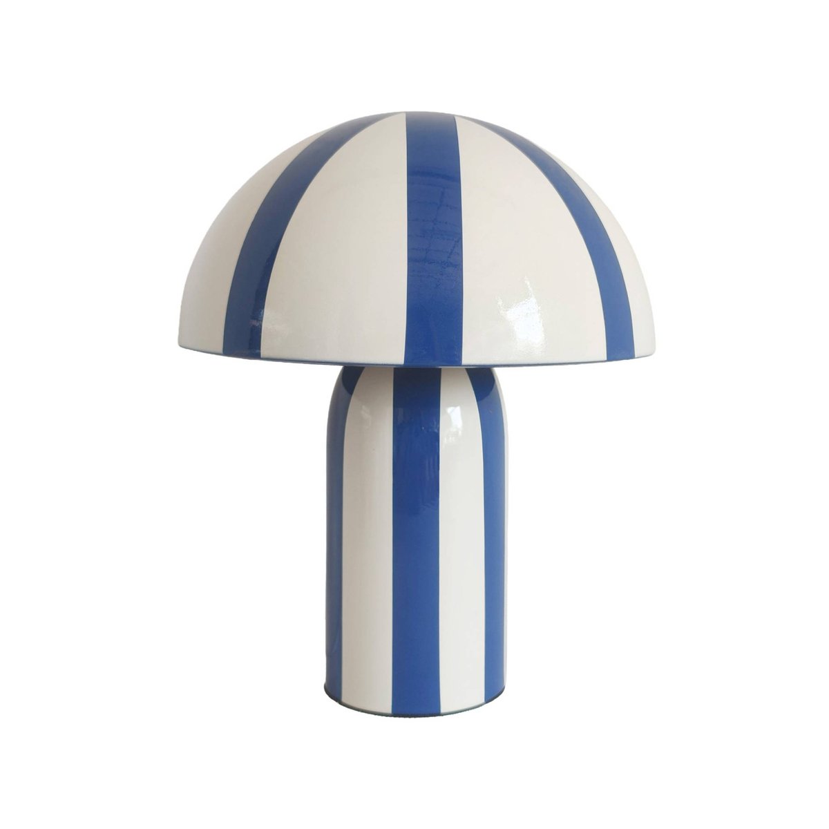 Lampe de table intérieur métal Ø20cm NYX bleu, SWEEEK