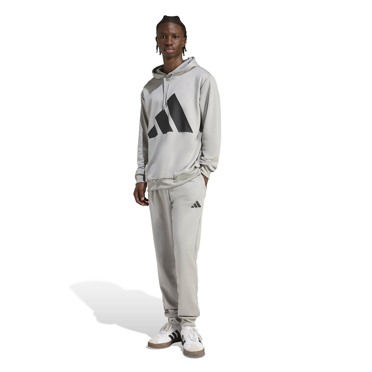 Big Logo Tracksuit grey marl, ADIDAS SPORTSWEAR