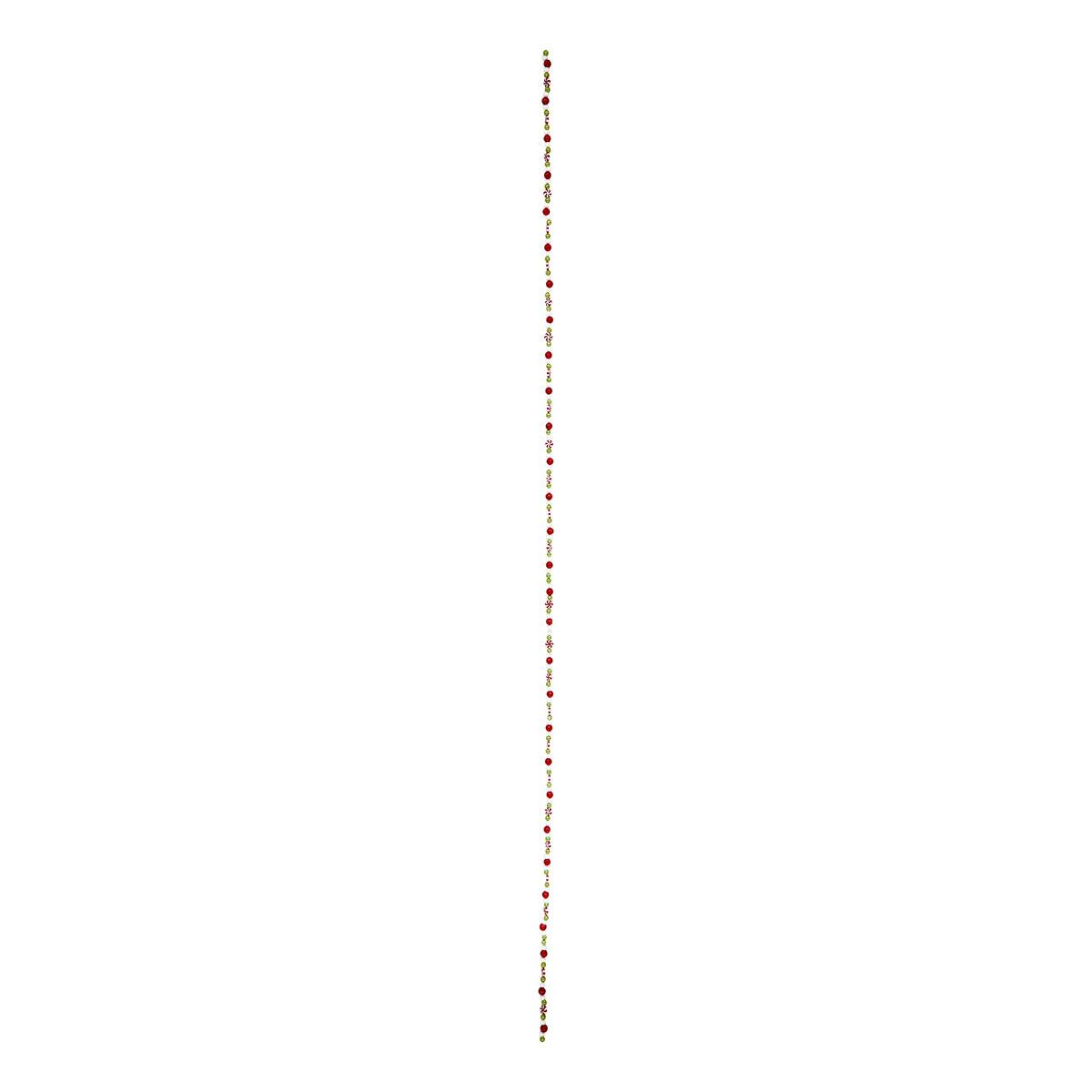 Guirlande de Noël motif bonbons rouge, vert et blanc 240 cm multicolore, ATMOSPHERA