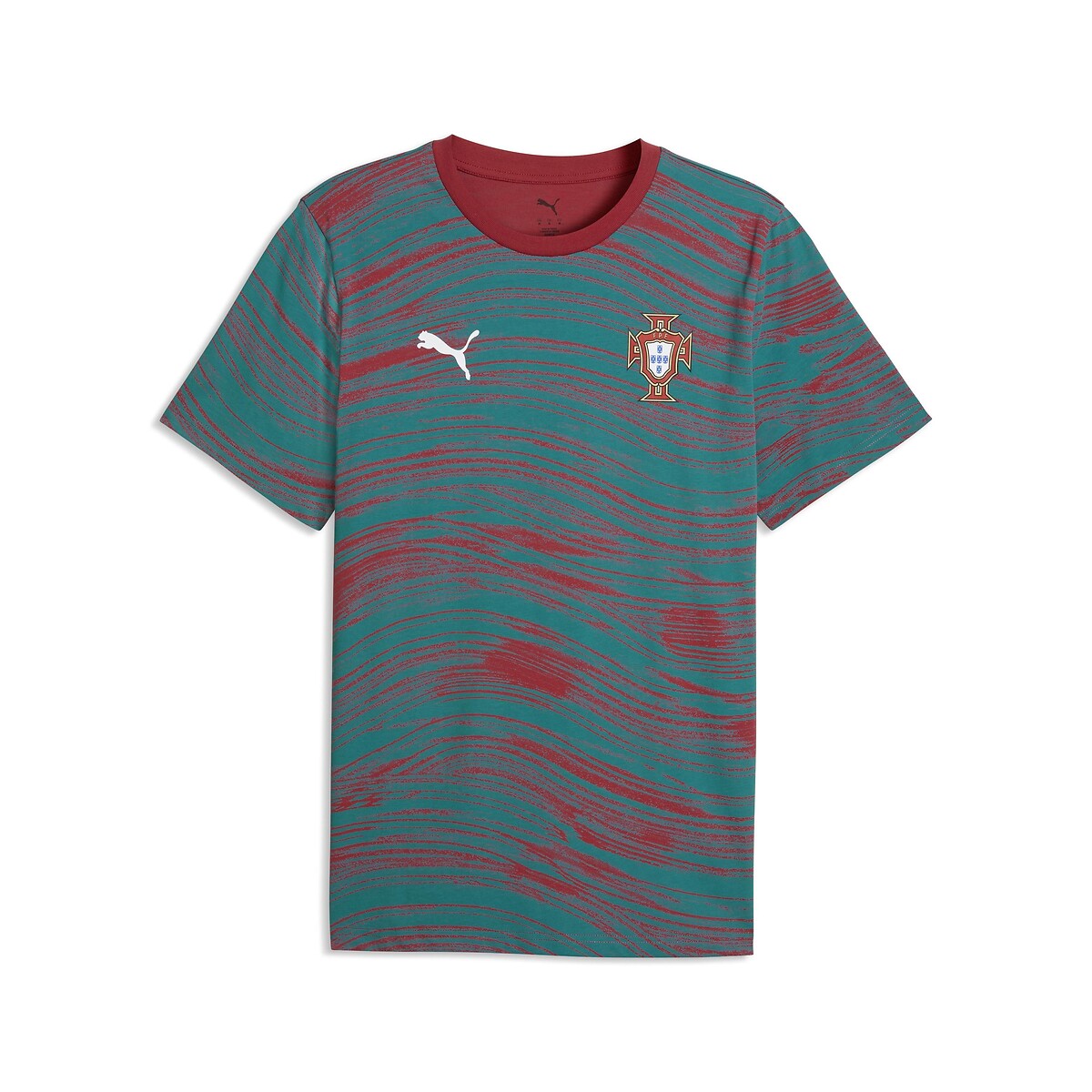T-shirt manches courtes AOP Portugal rouge/vert, PUMA