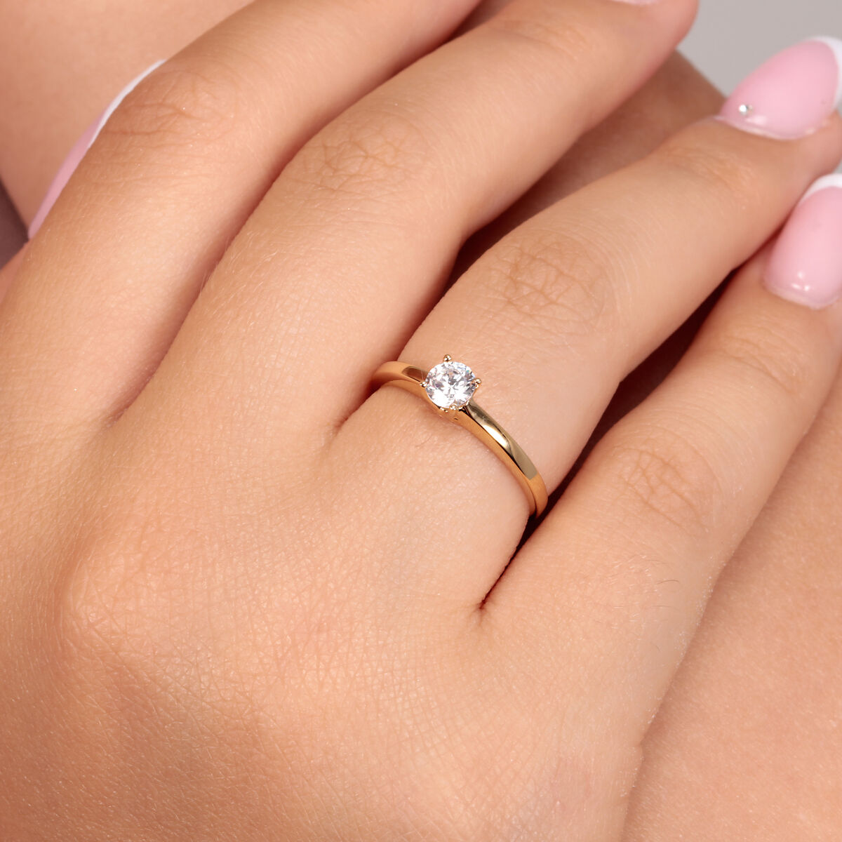 Bague en or jaune 750 B-CLASSIC or jaune, BLUESPIRIT