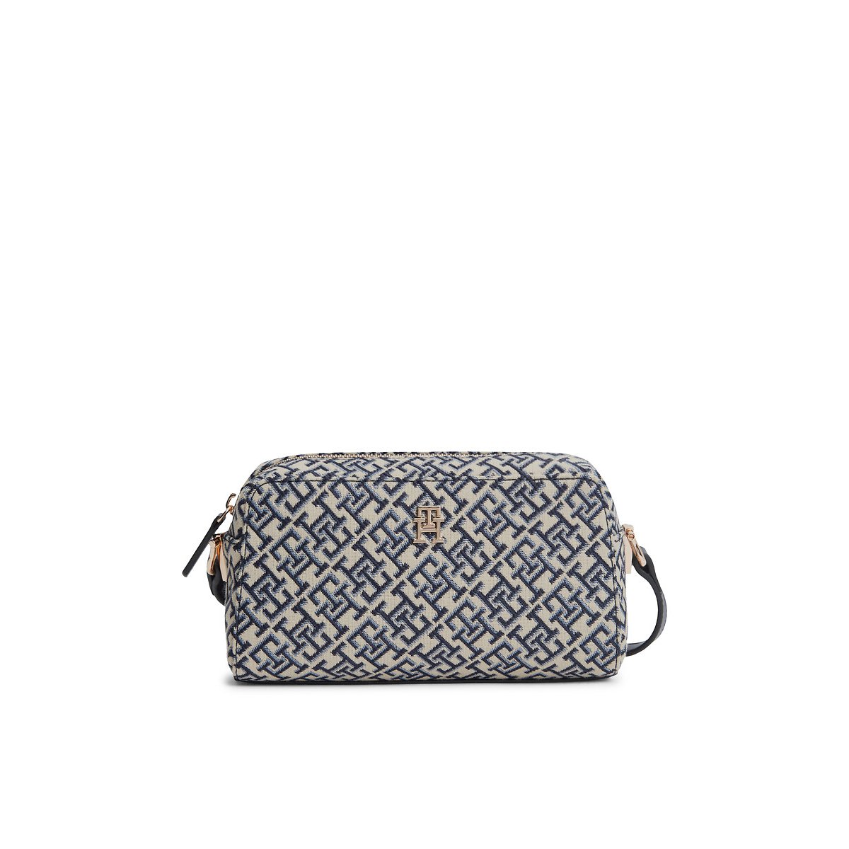 Sac à bandoulière, GRACE CAMERA JACQUARD marine/blanc, TOMMY HILFIGER