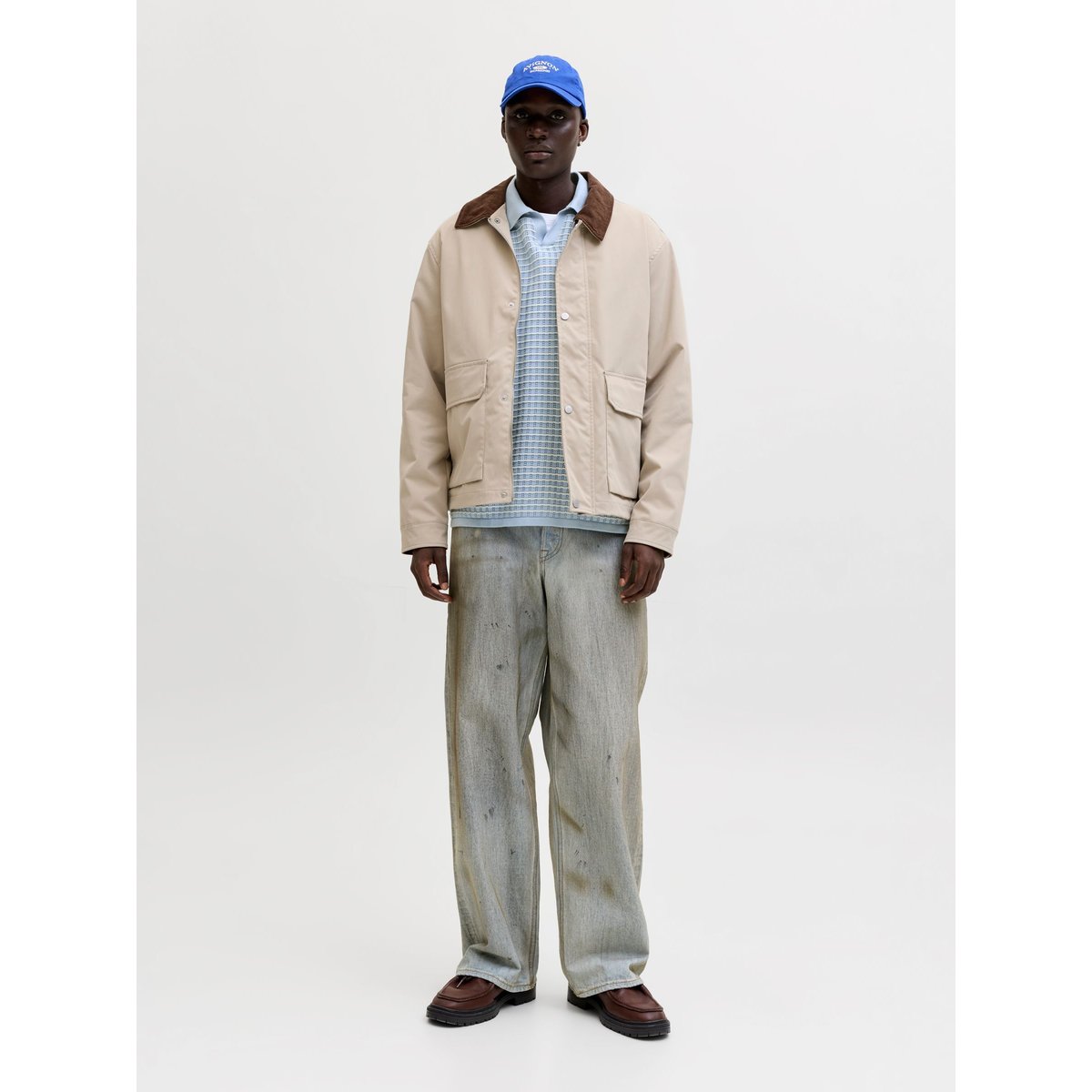 Polo Tricoté cashmere blue, JACK & JONES