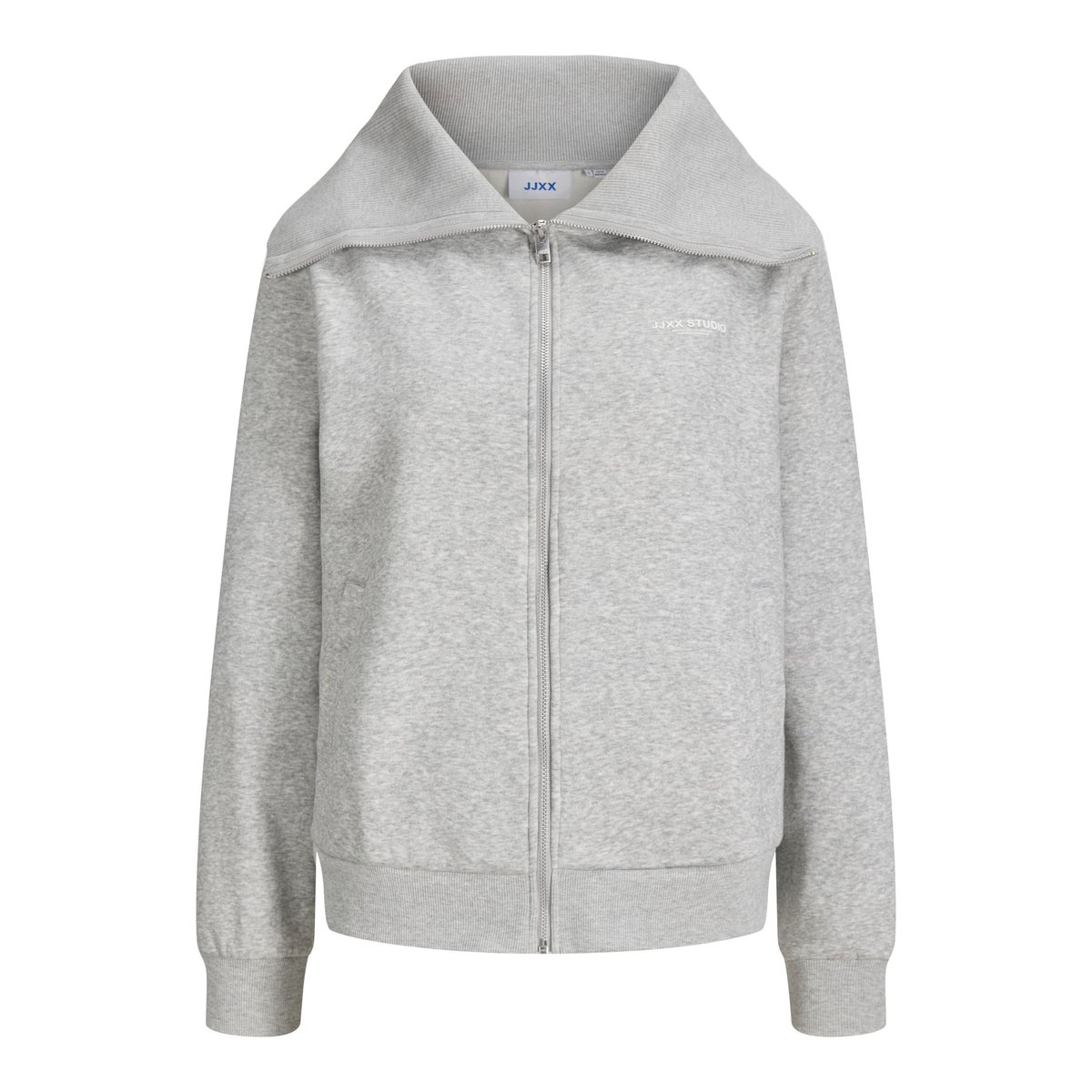 Sweat À Fermeture Éclair light grey melange 1, JJXX