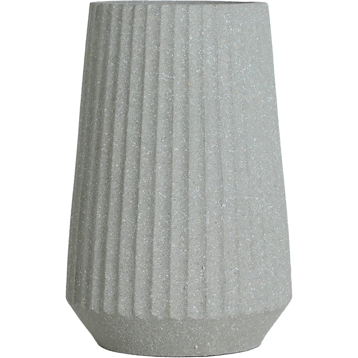 Cache-pot rond style contemporain effet béton gris contemporain effet béton, RECOLLECTION