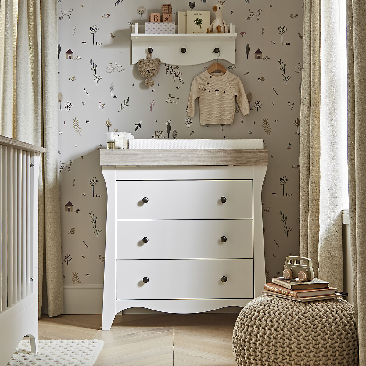 Clara 3 Piece Nursery Furniture Set ash, CUDDLECO
