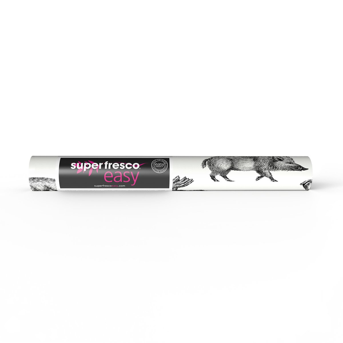 Papier peint Animaux de nos forêts noir, blanc, SUPERFRESCO EASY