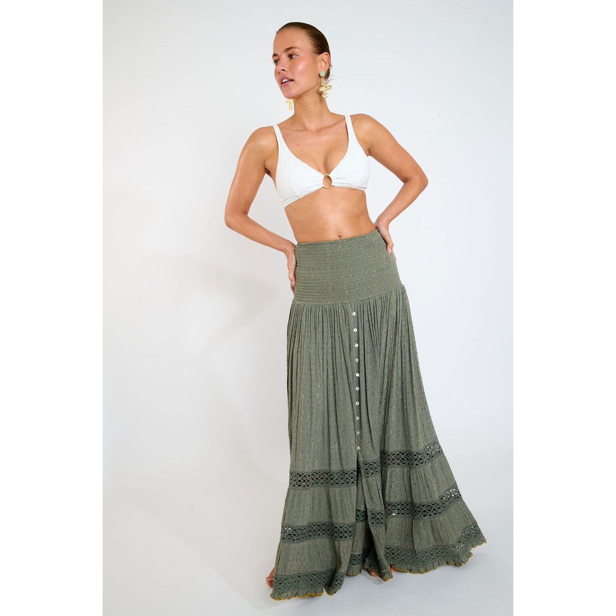 Robe Ethel - SEALOVE kaki, BANANA MOON