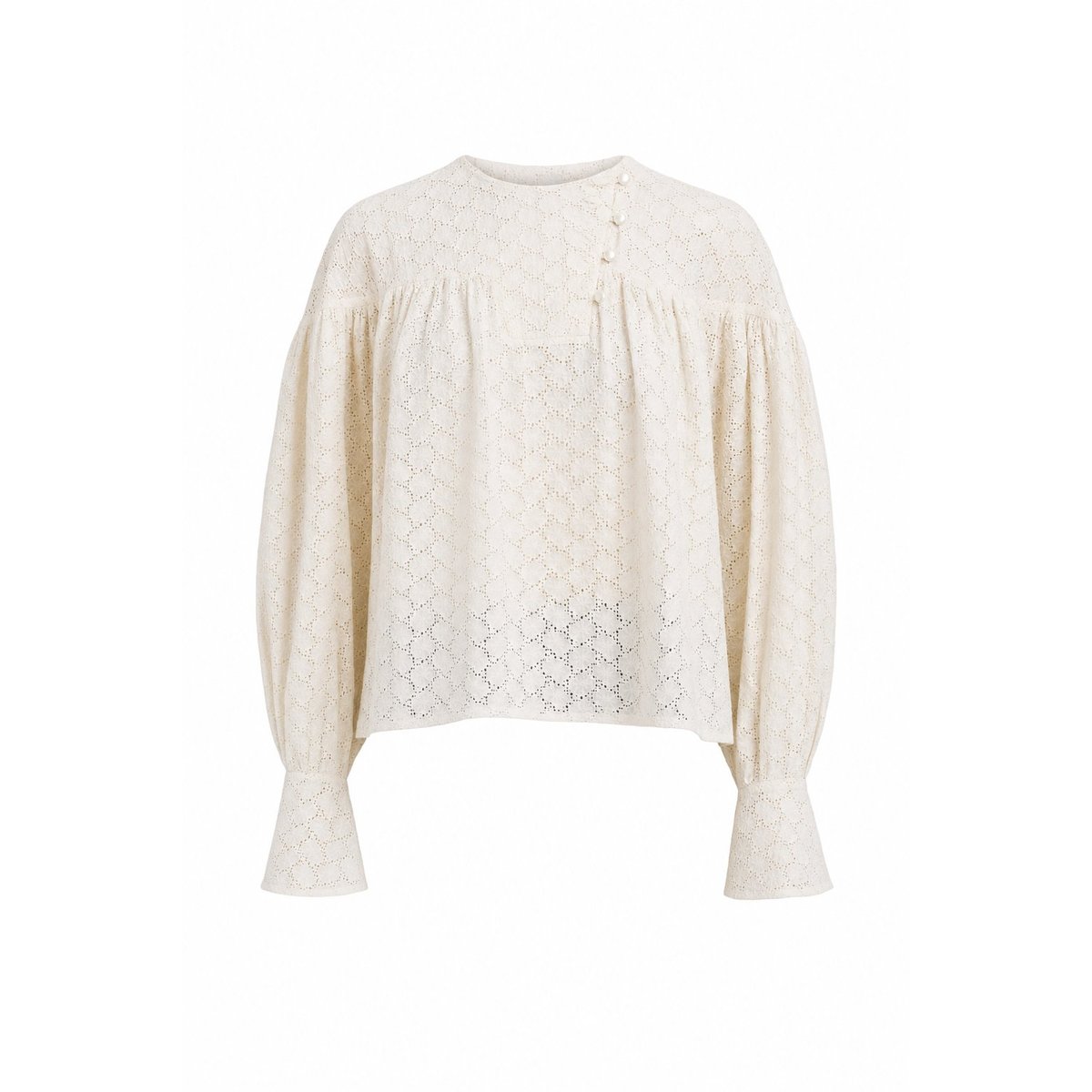 Blouse Takis en coton TAKIS beige crème, FRNCH