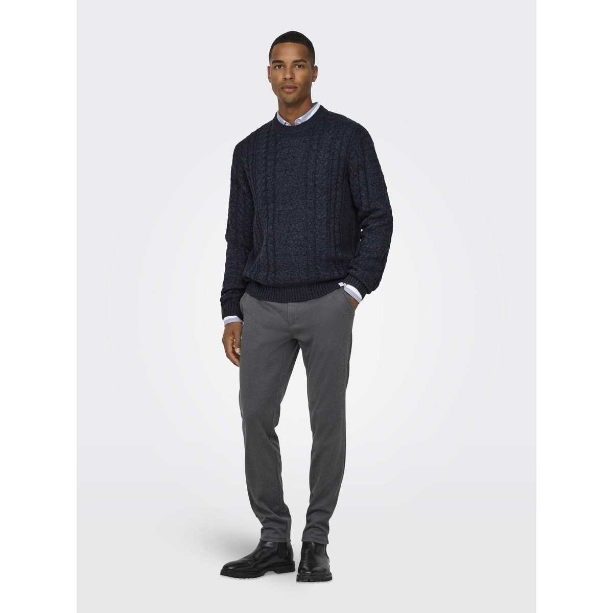 Pantalon navy blazer, ONLY & SONS