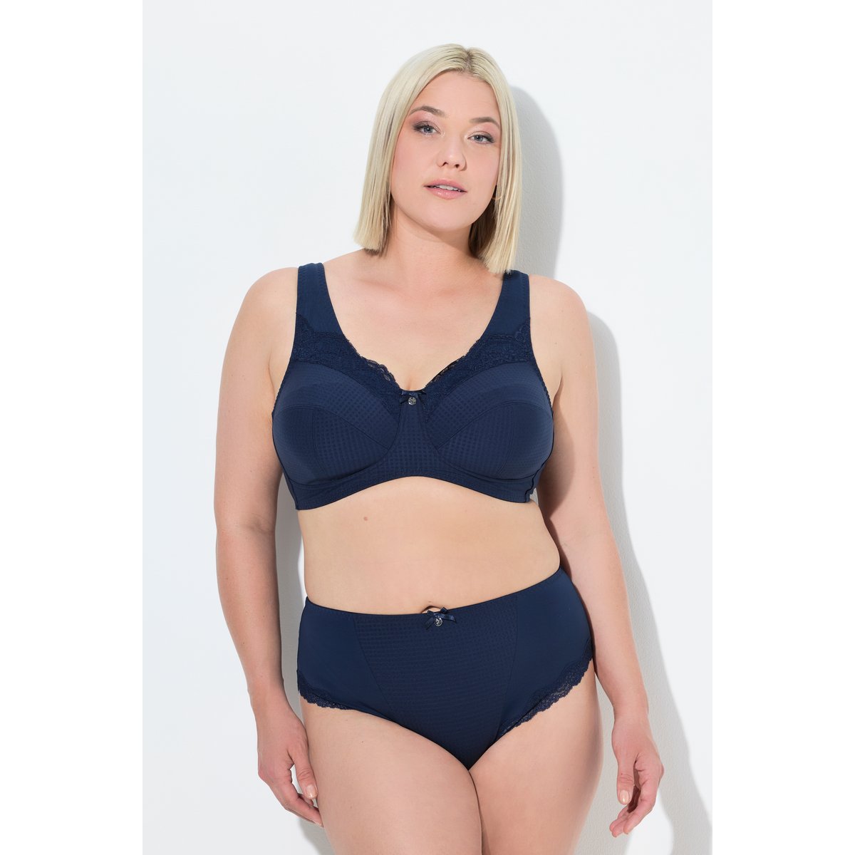 Soutien-gorge de maintien, sans armatures bleu nuit, ULLA POPKEN